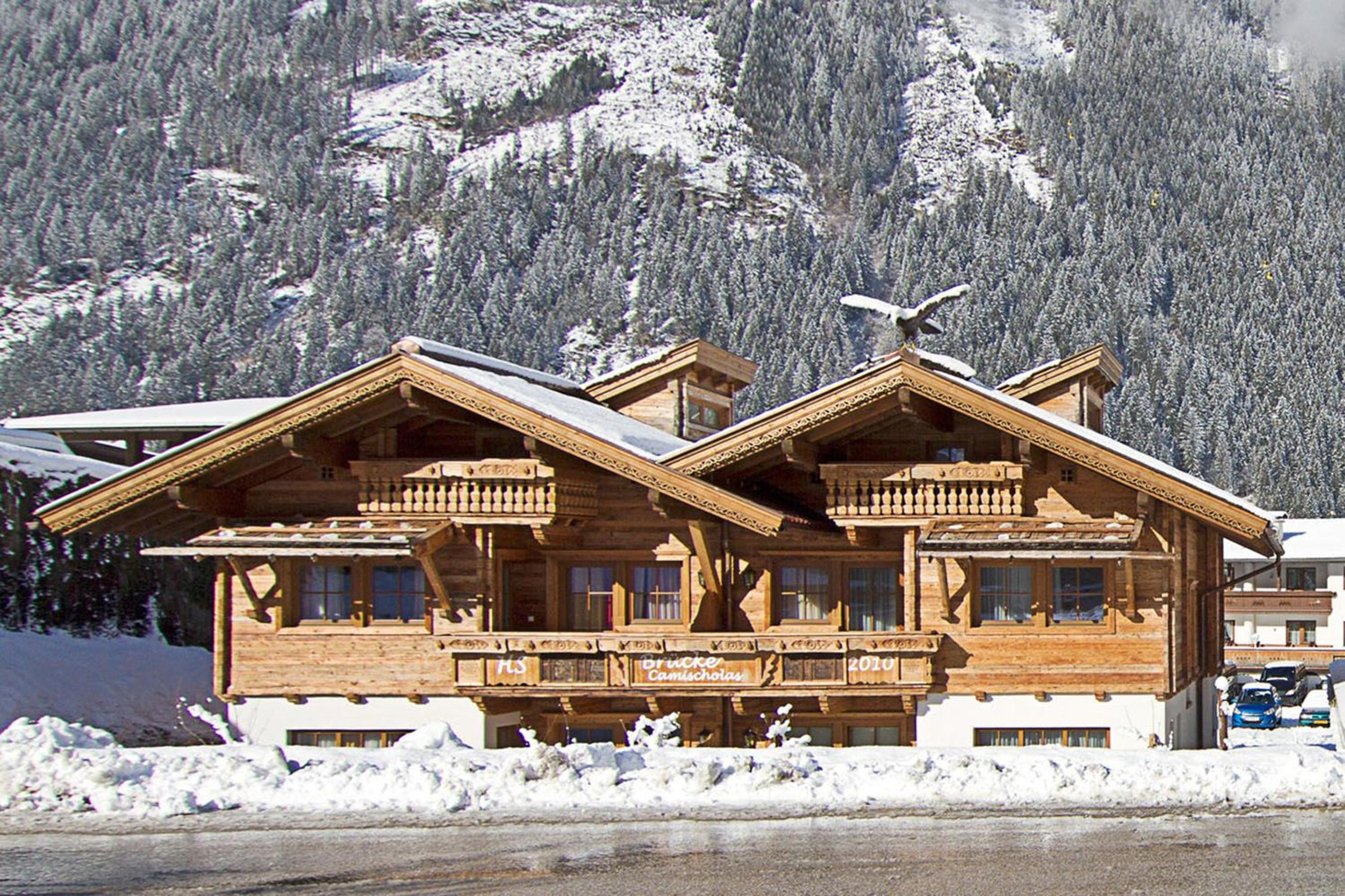 Alpenchalet Brücke