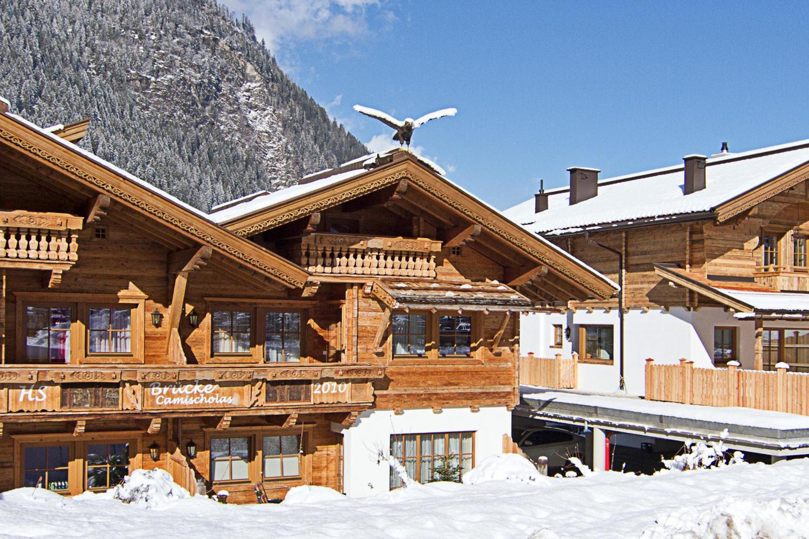 Alpenchalet Brücke