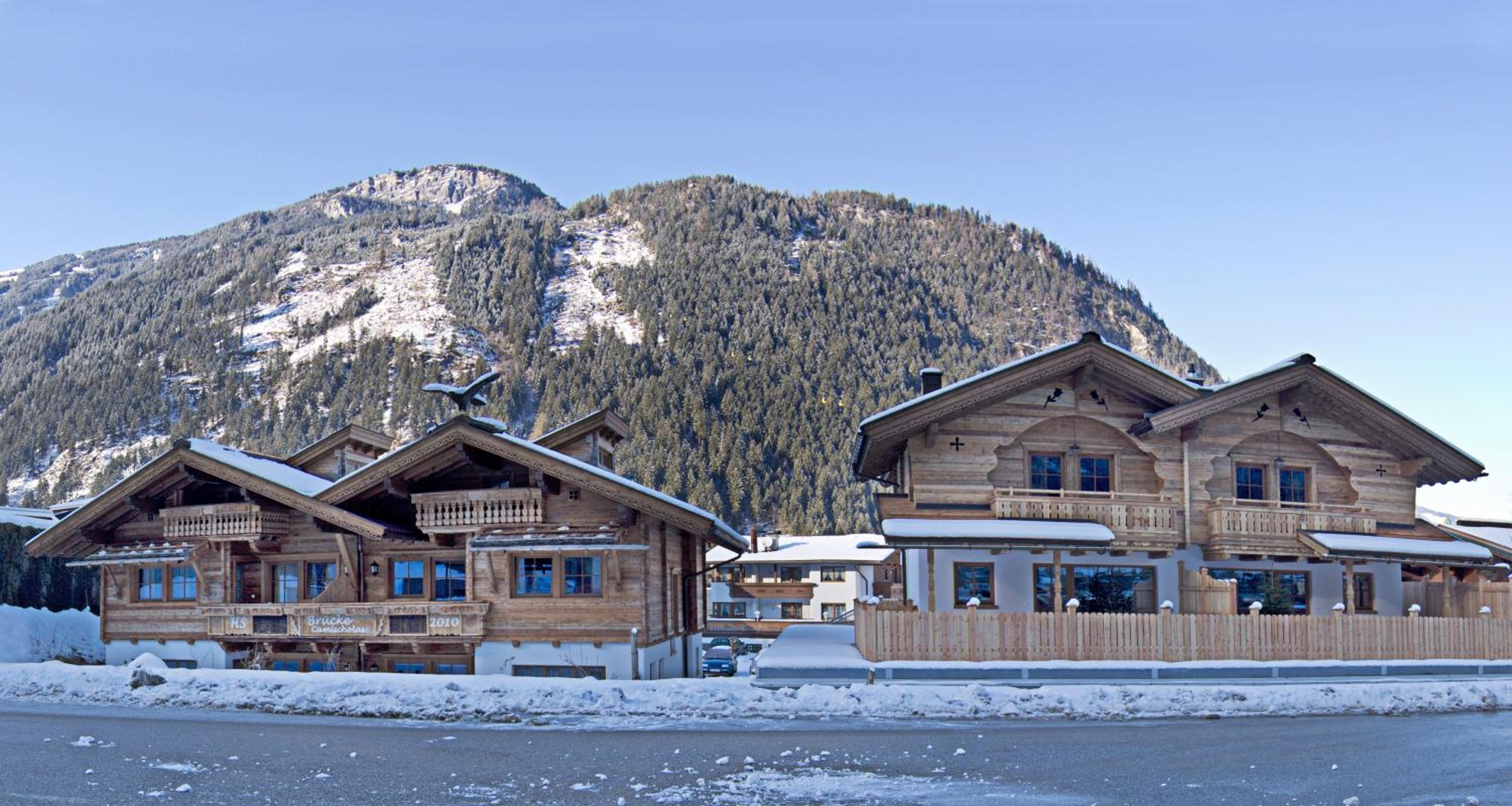 Alpenchalet Brücke