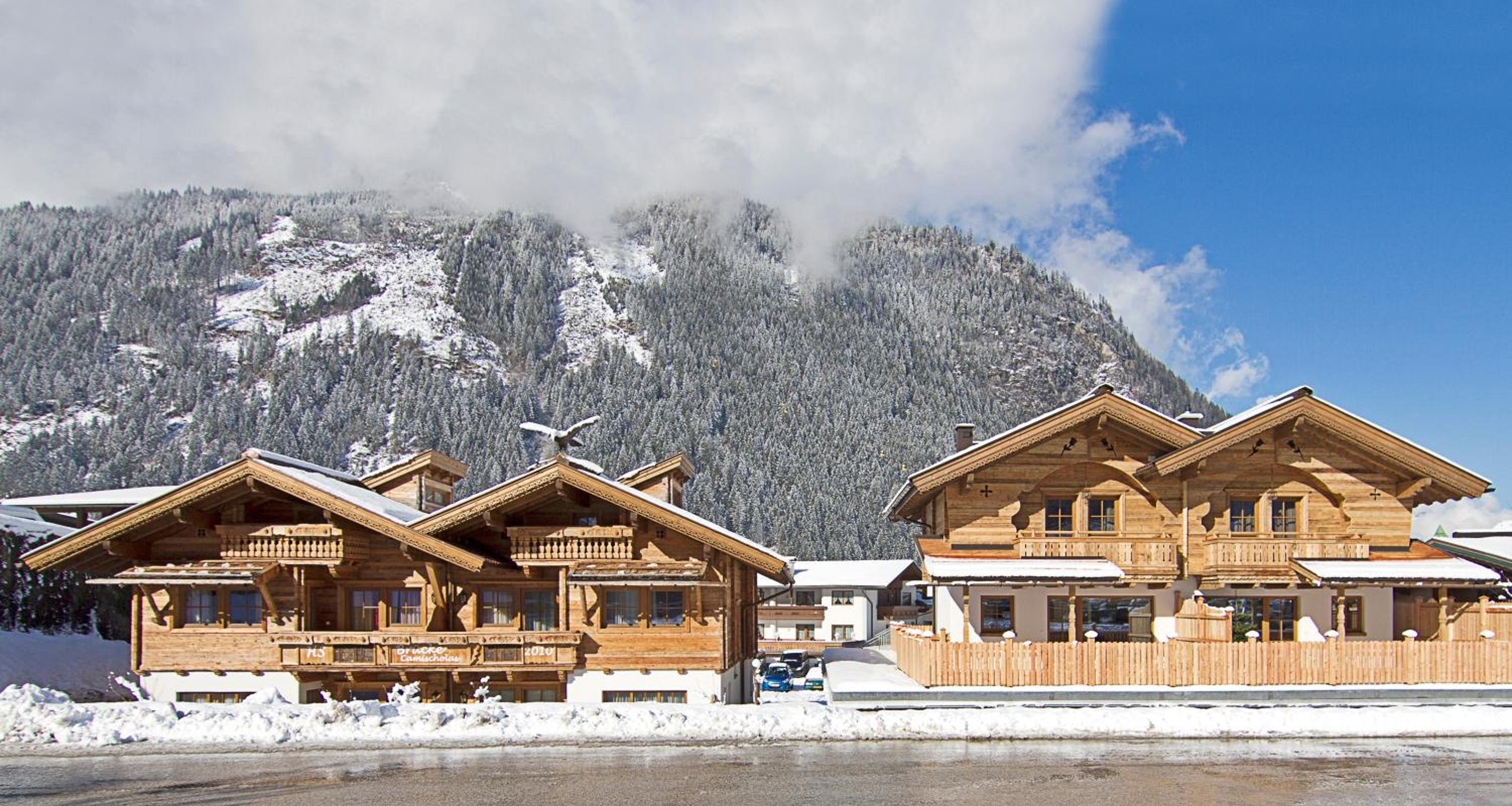 Alpenchalet Brücke