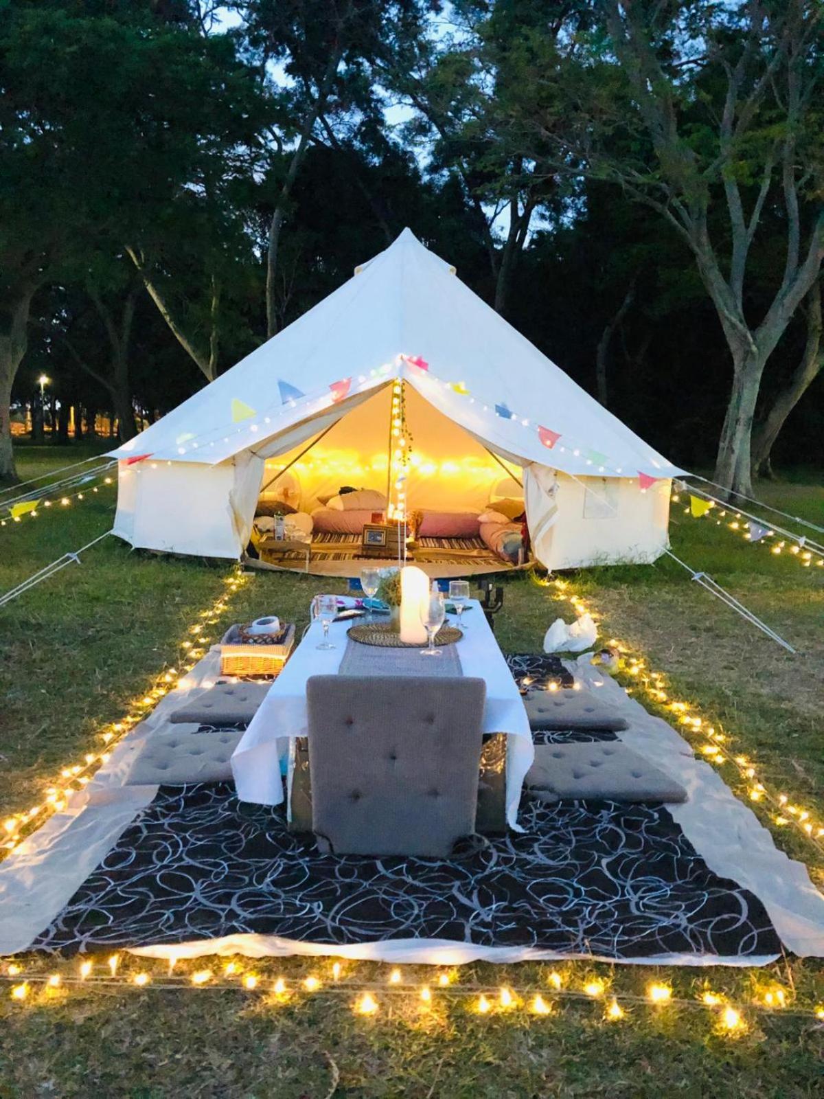 Glamping Kaki - Large Bell Tent