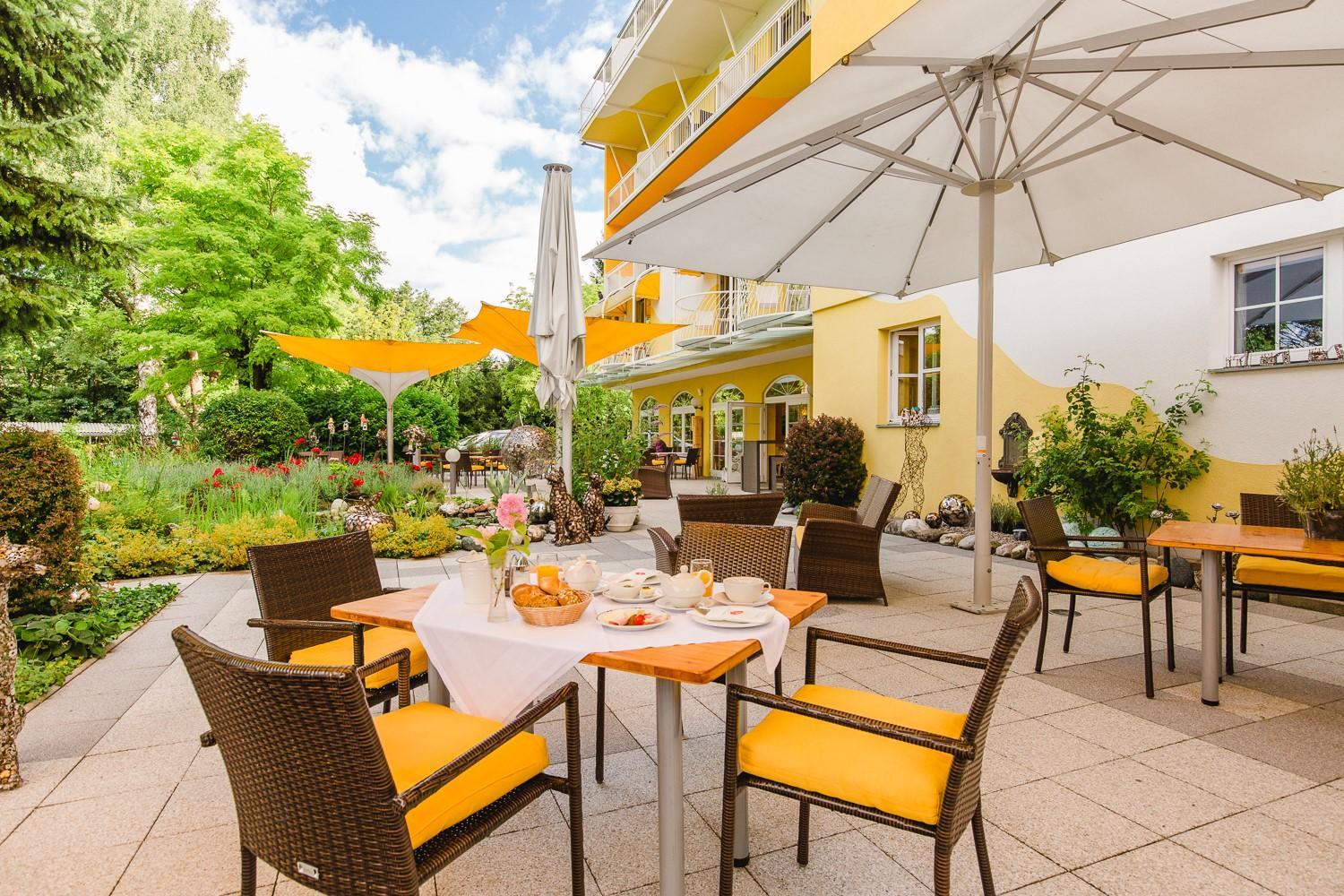 outdoor BBQ area