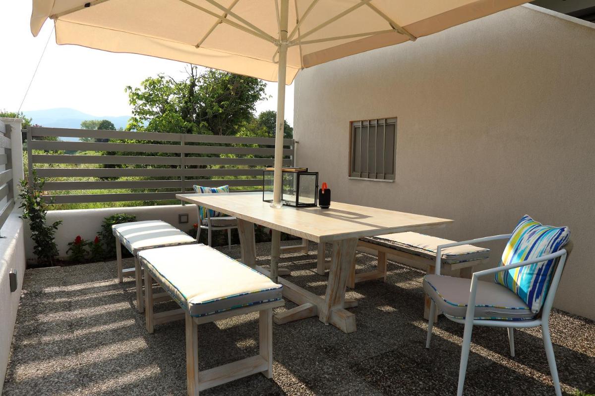 outdoor BBQ area