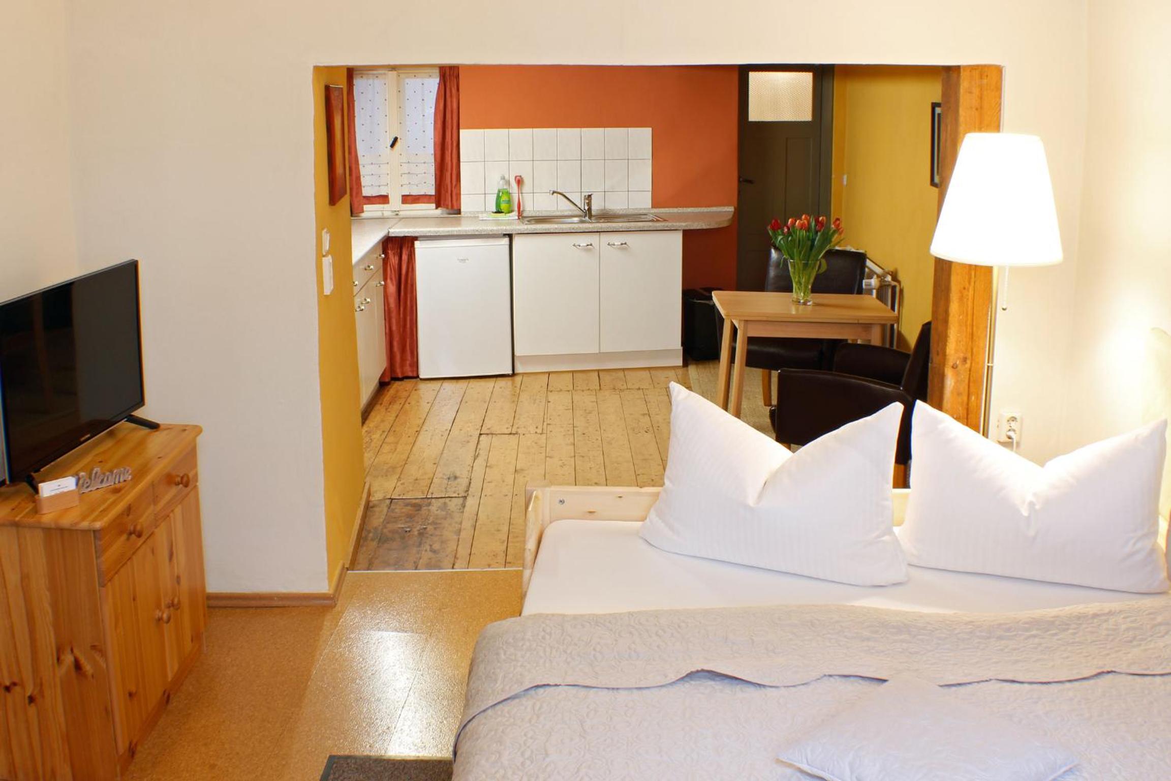 Ferienwohnung Im Damm - private Terrasse