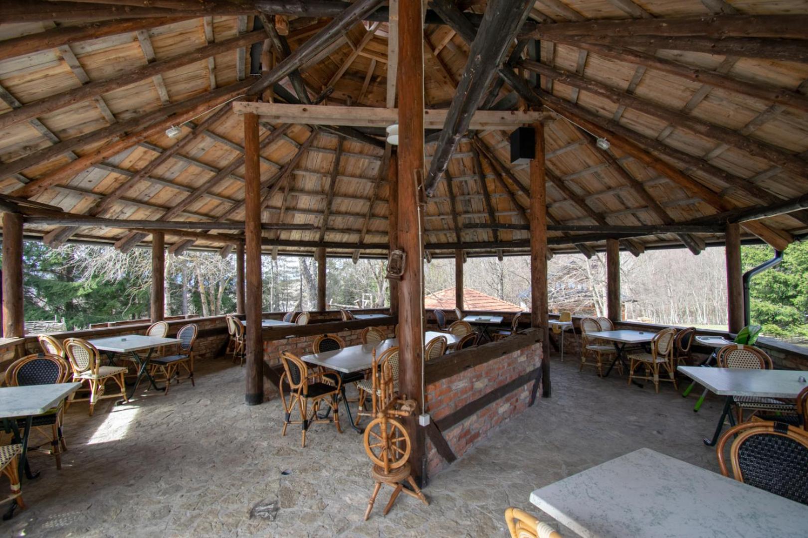 outdoor BBQ area