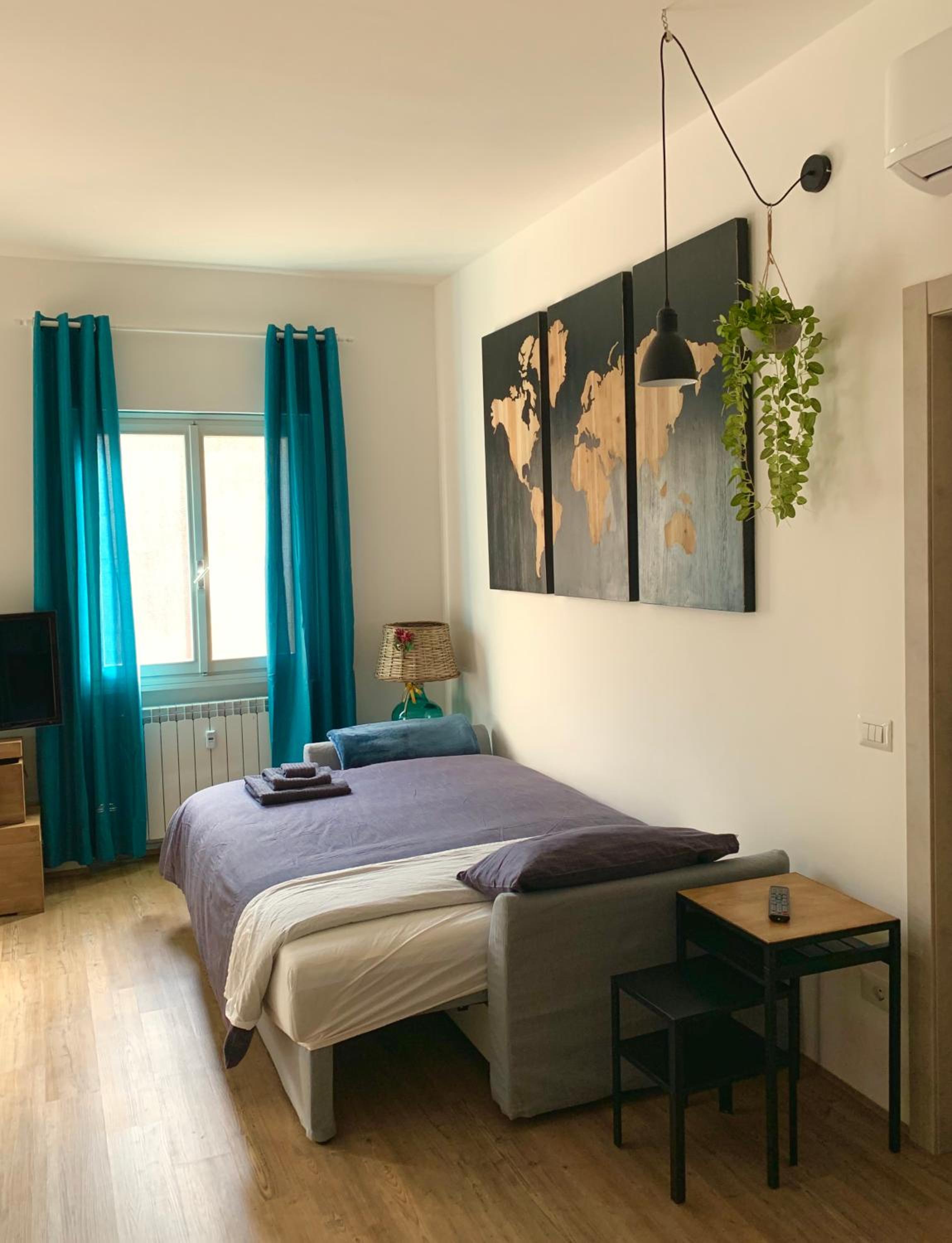 Open the Classic Wooden Shutters at a Cozy City Nest