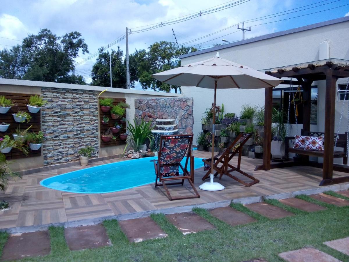 outdoor BBQ area