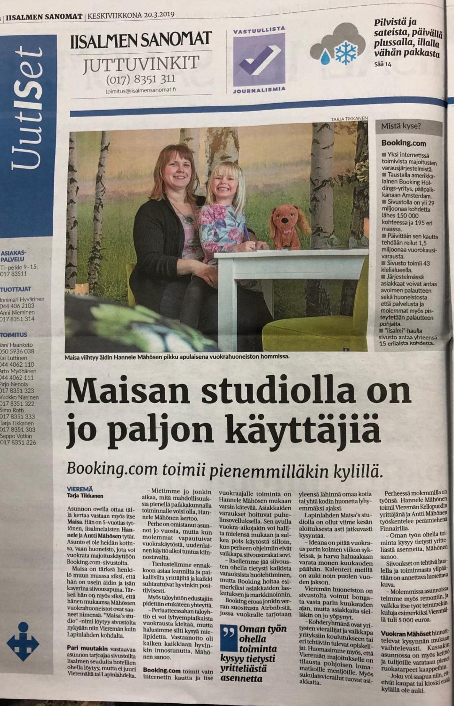 Maisa's studio Vieremä view 4