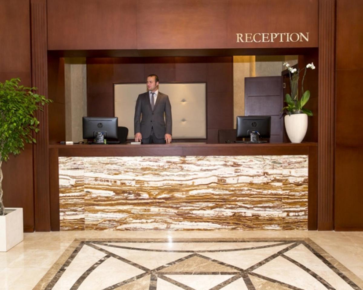 hotel reception