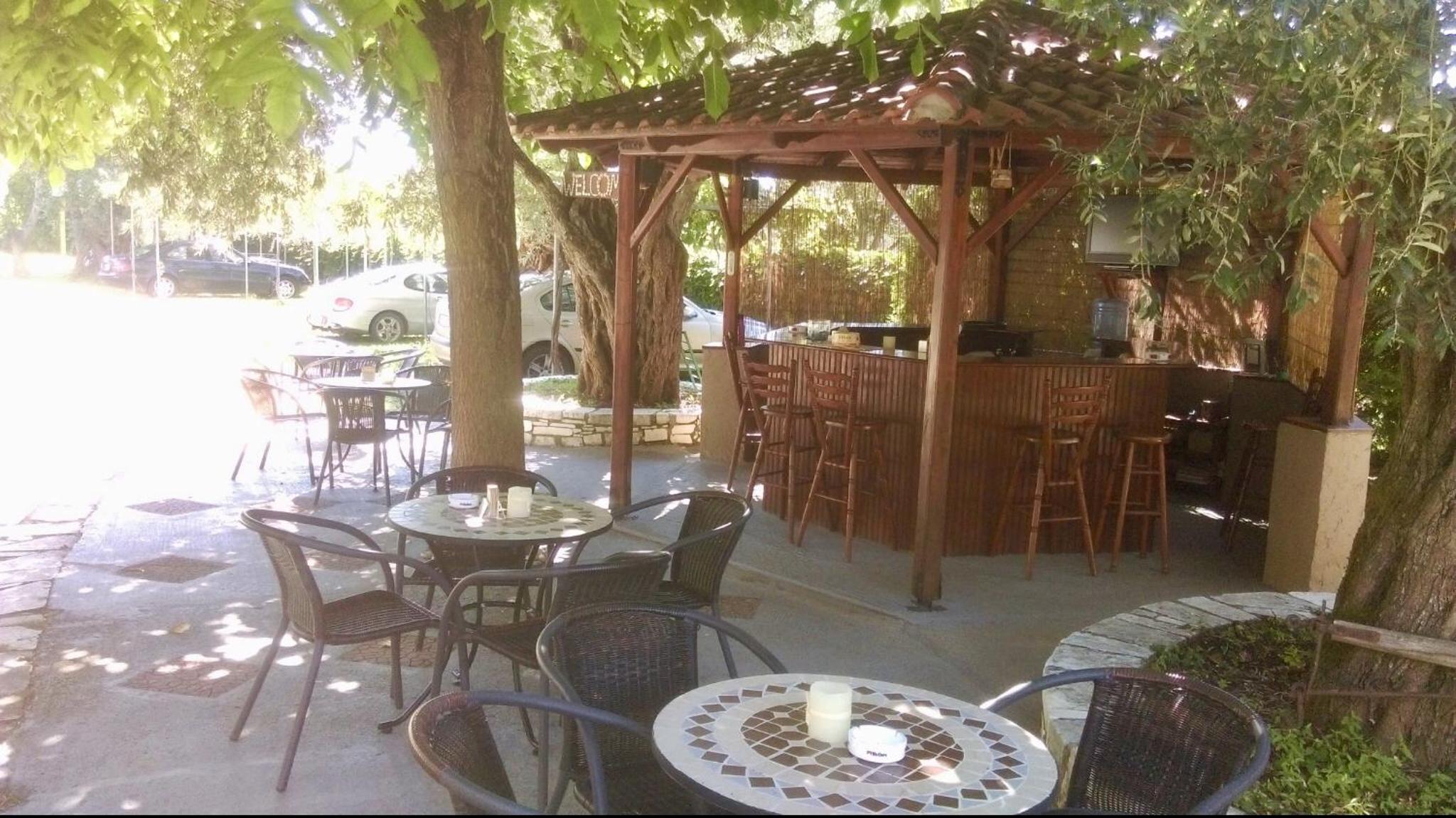 outdoor BBQ area