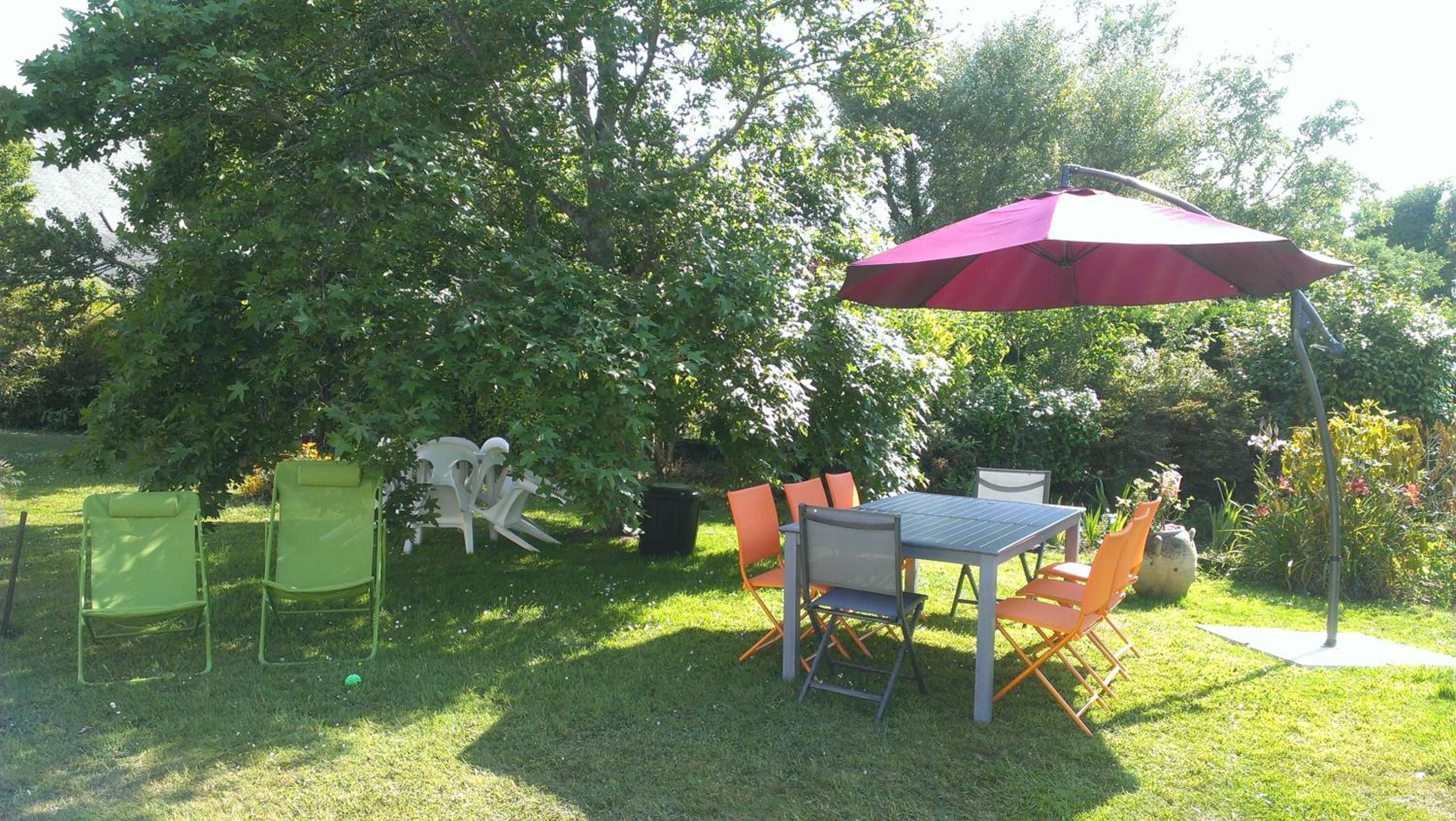 outdoor BBQ area