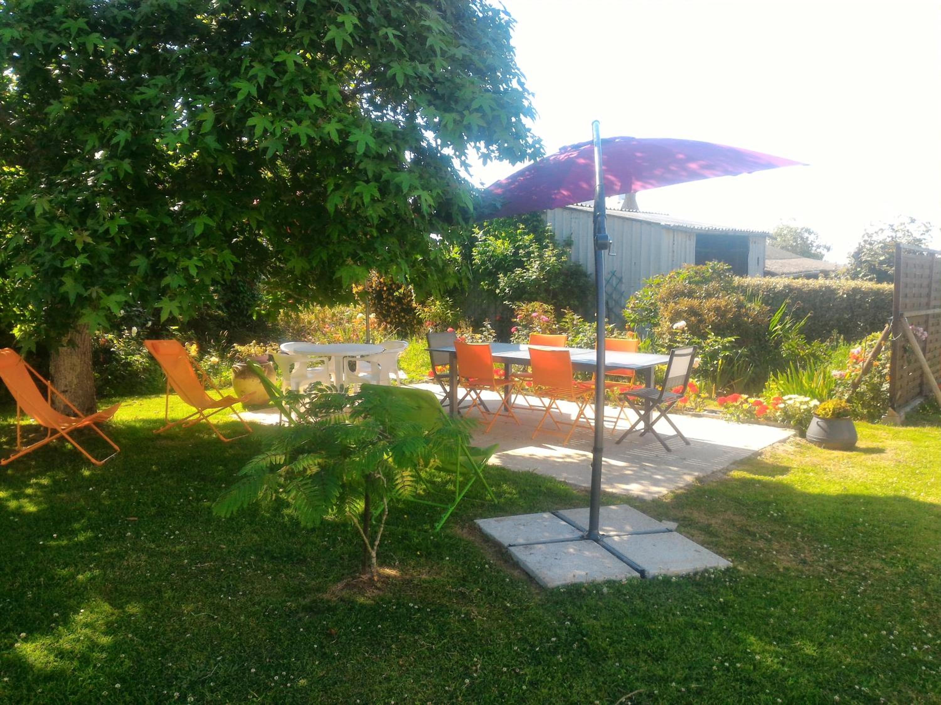 outdoor BBQ area