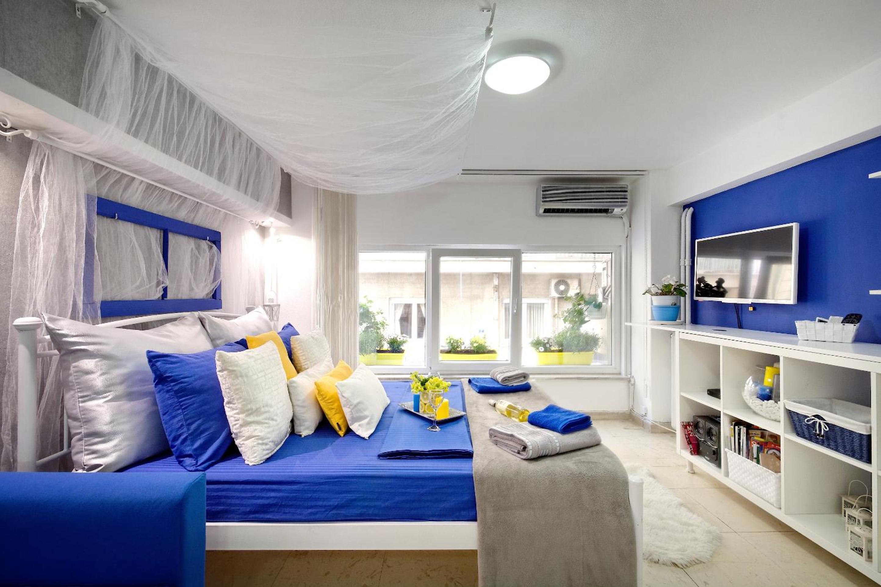 Santorini Style in Athens, Greece