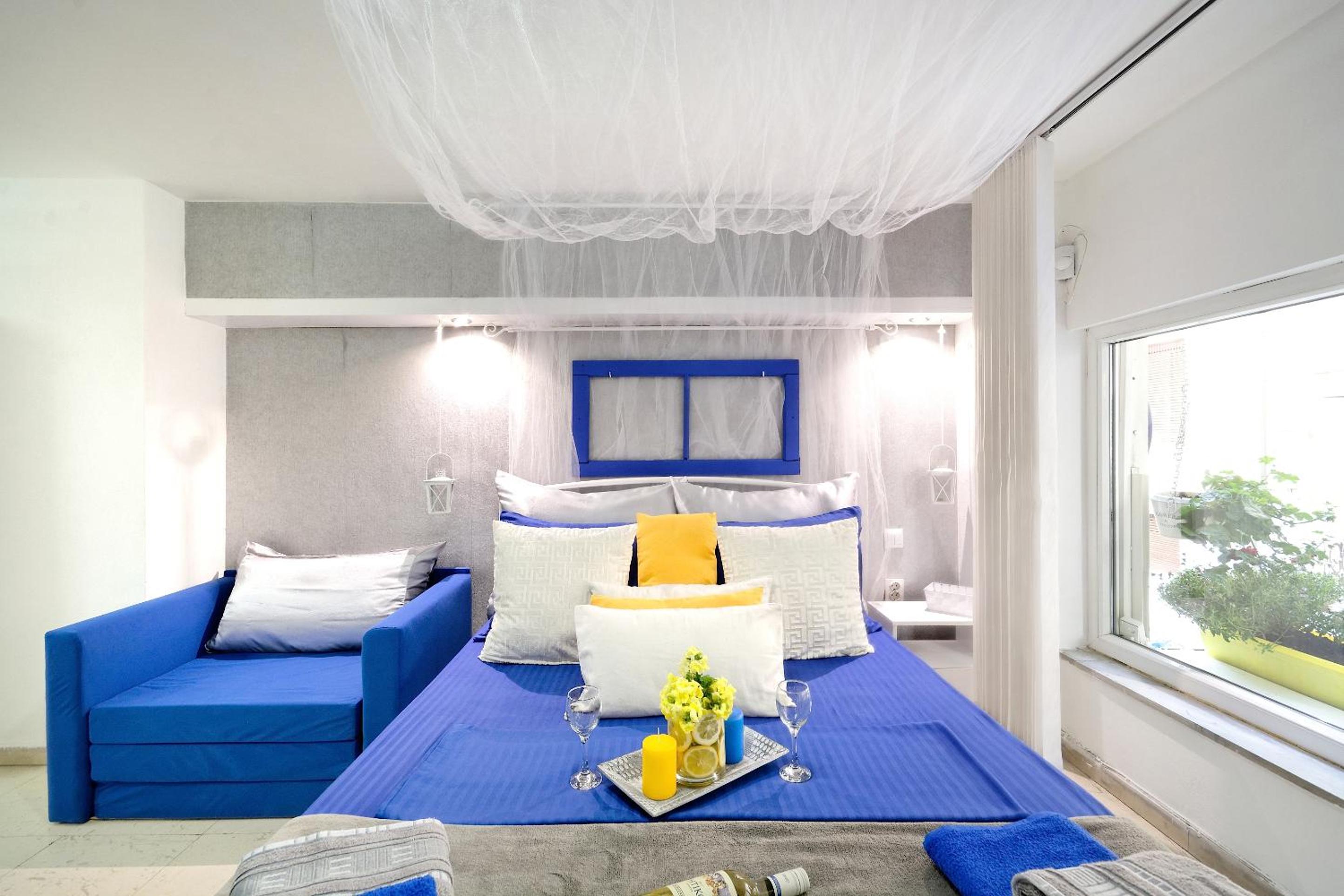 Santorini Style in Athens, Greece
