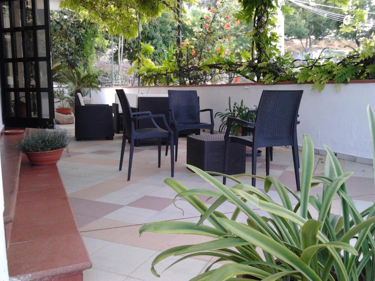 outdoor BBQ area