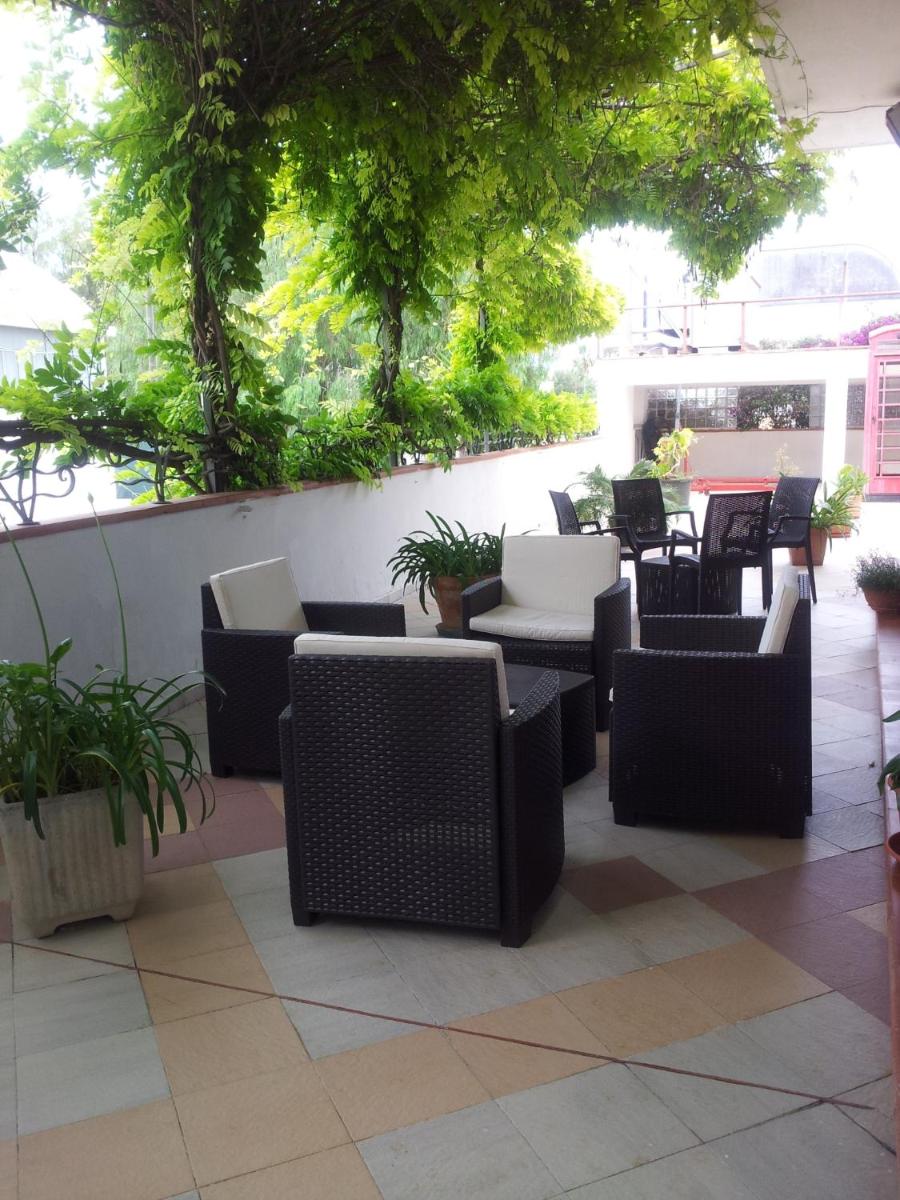 outdoor BBQ area