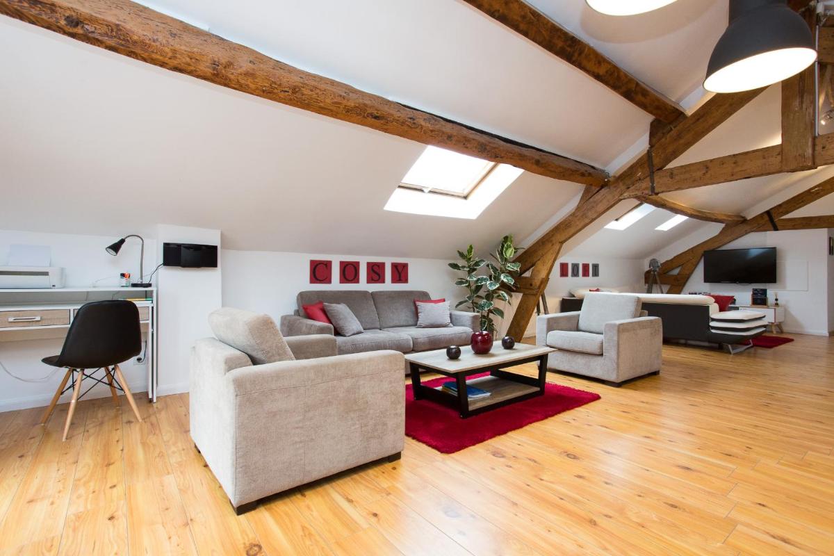 Big loft 107m2, 10min walk to Palais des Festivals photo 4