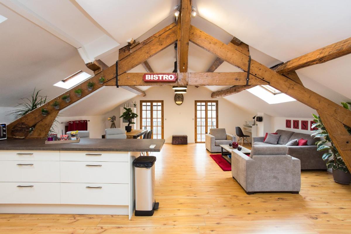 Big loft 107m2, 10min walk to Palais des Festivals photo 2
