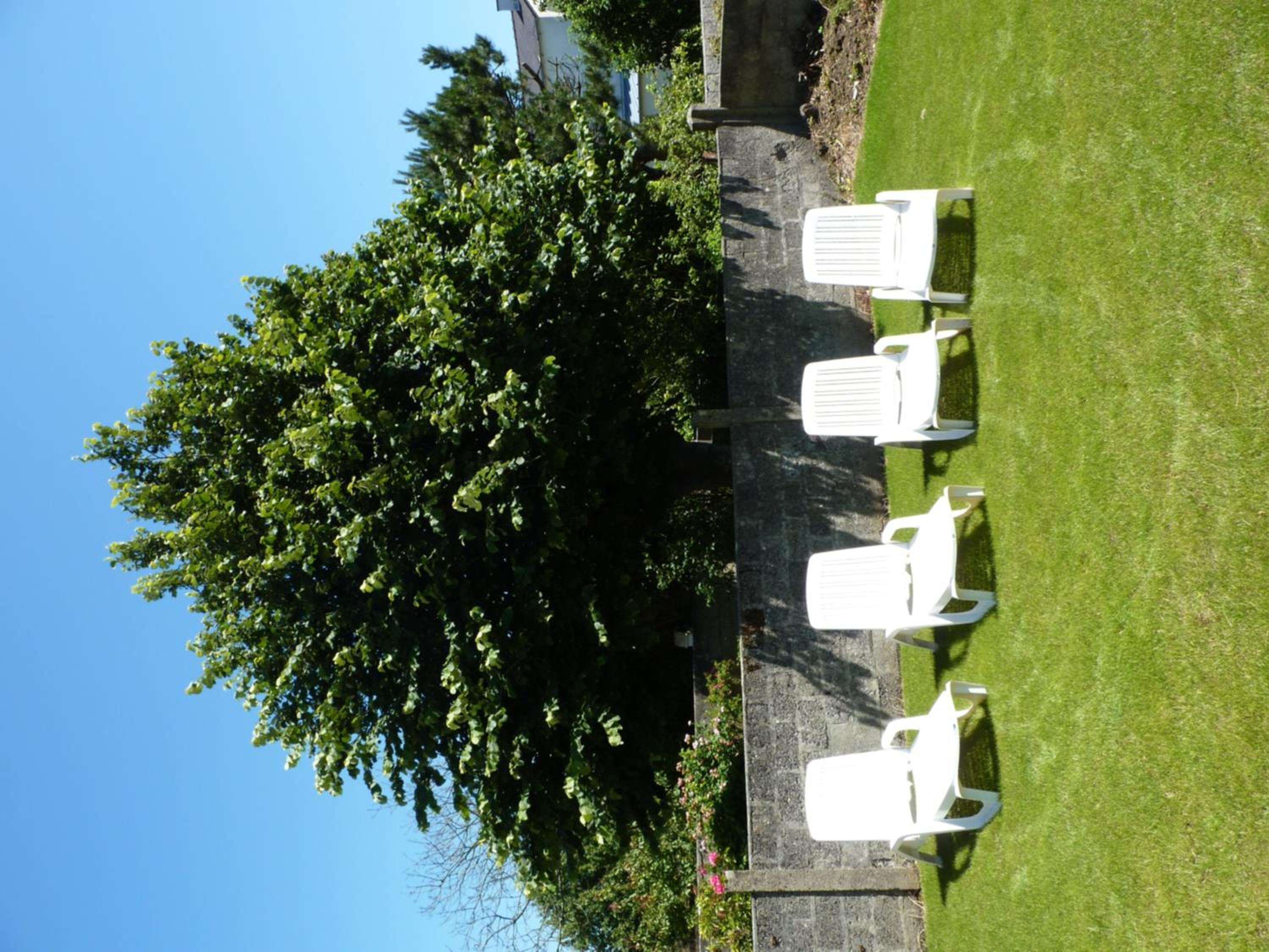 outdoor BBQ area