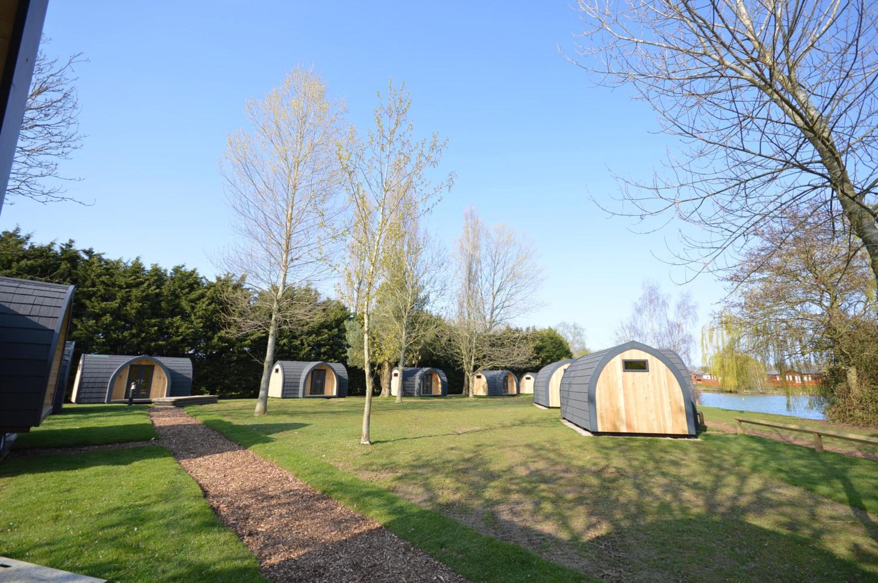 Camping Pods, Carlton Meres Holiday Park view 2