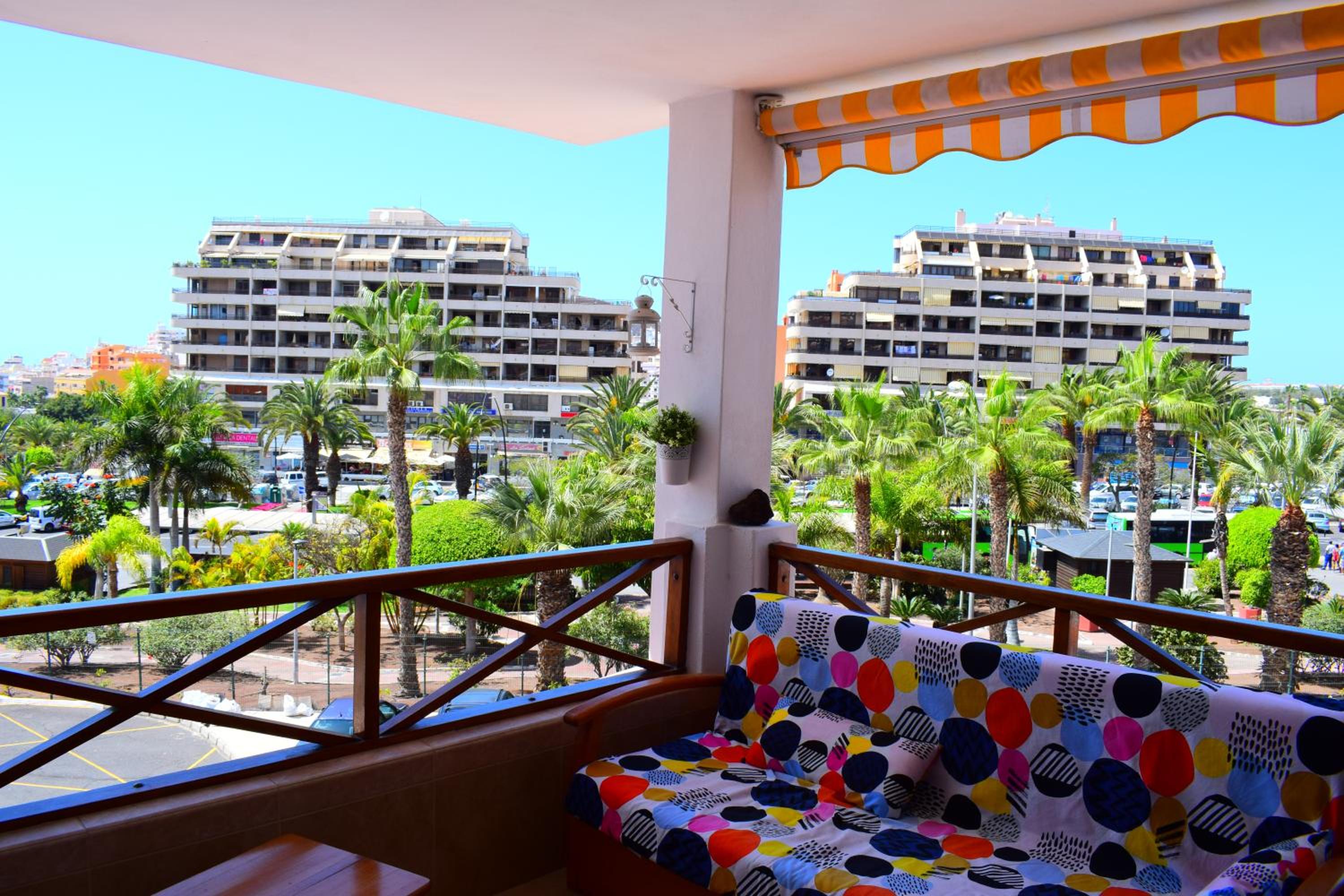 Sunny Summerland Los Cristianos, ap with city and ocean view view 2