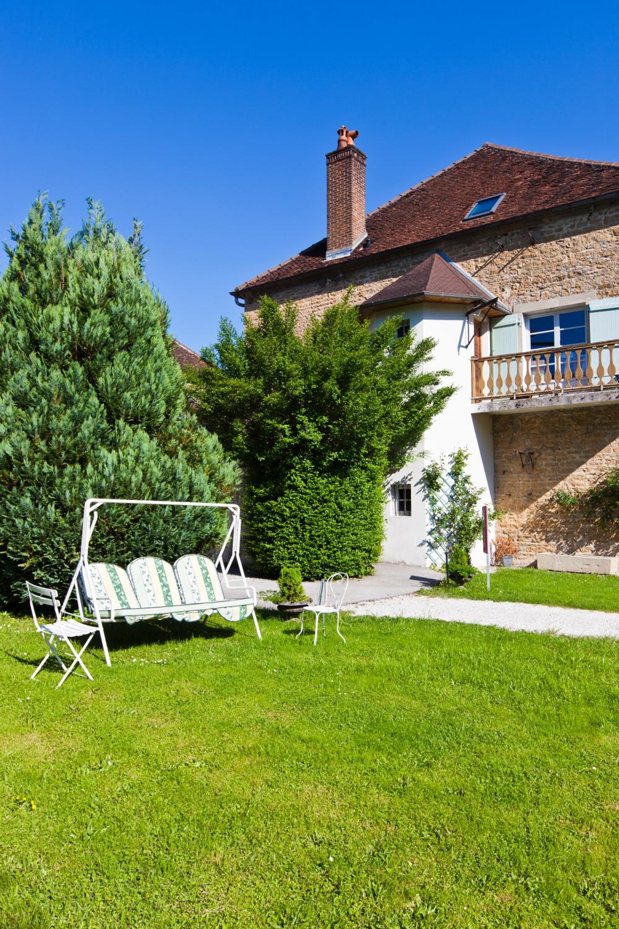 outdoor BBQ area