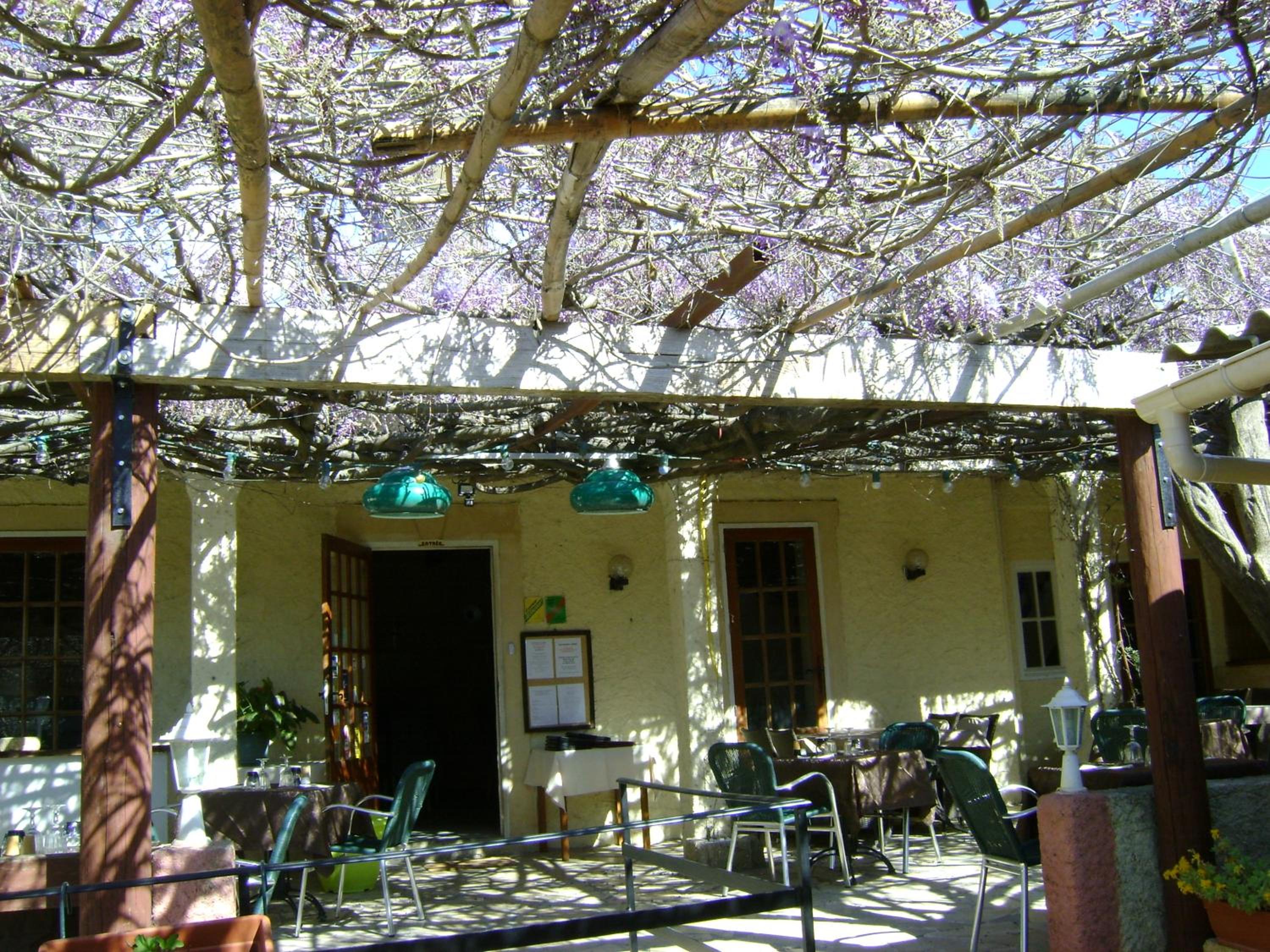 outdoor BBQ area