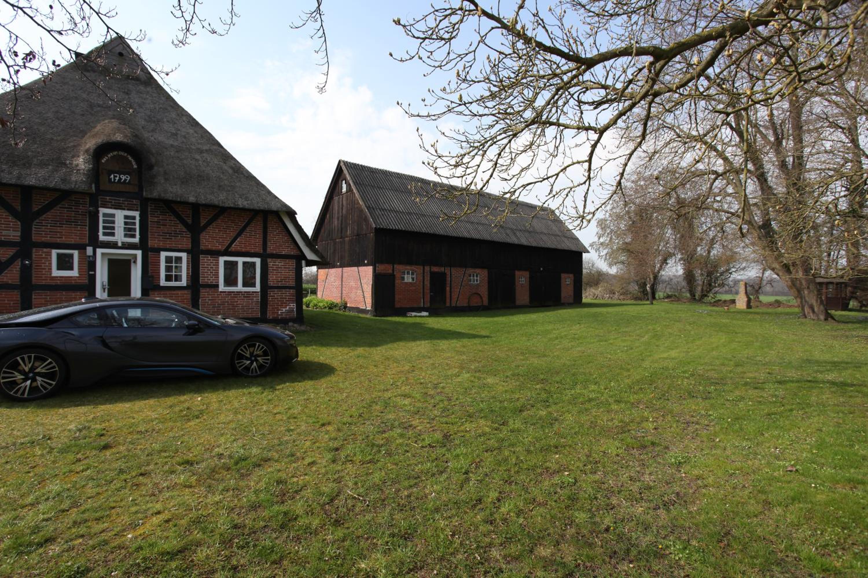 Reetdachkate am Feldrand mit grandiosem Weitblick view 2