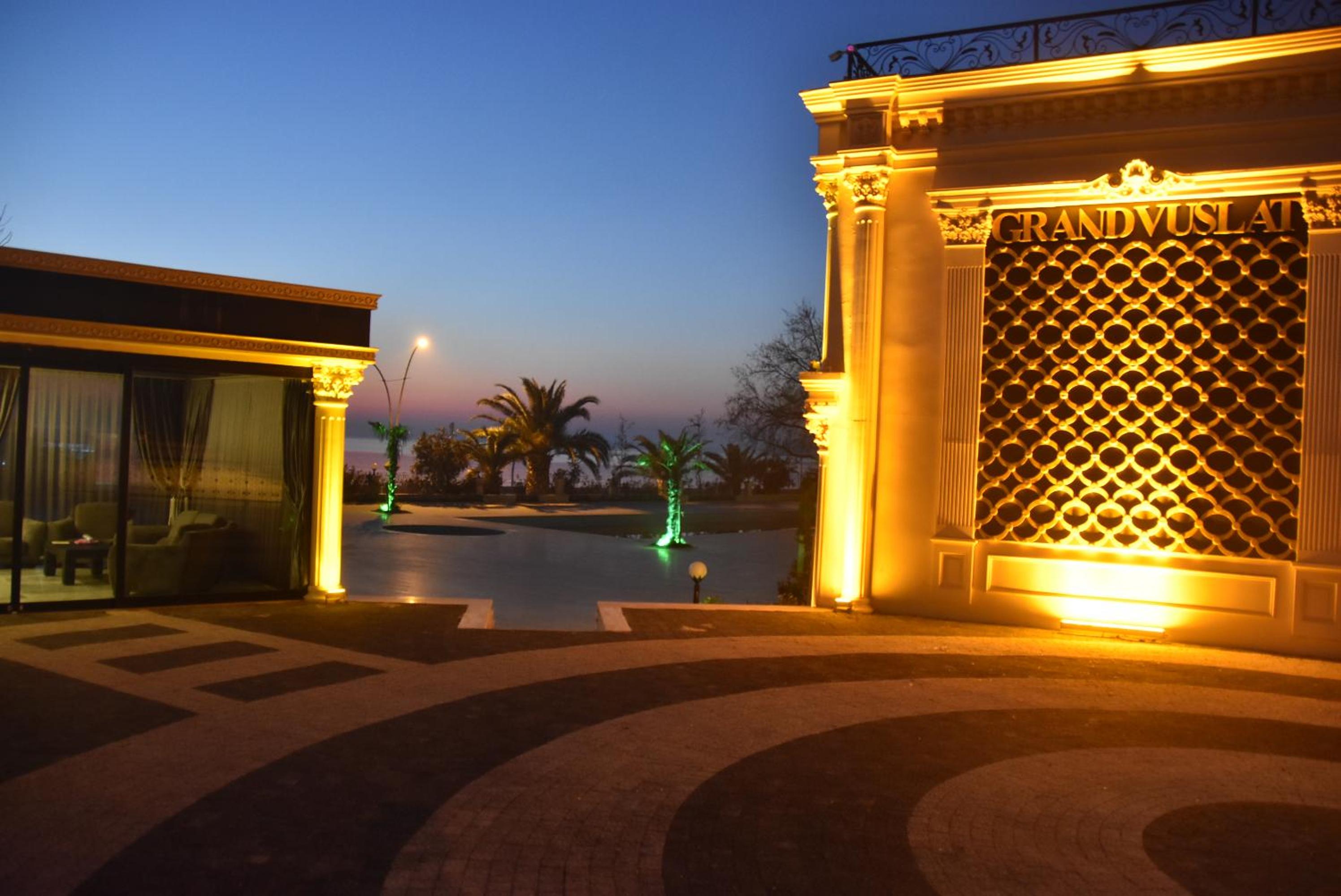 outdoor BBQ area