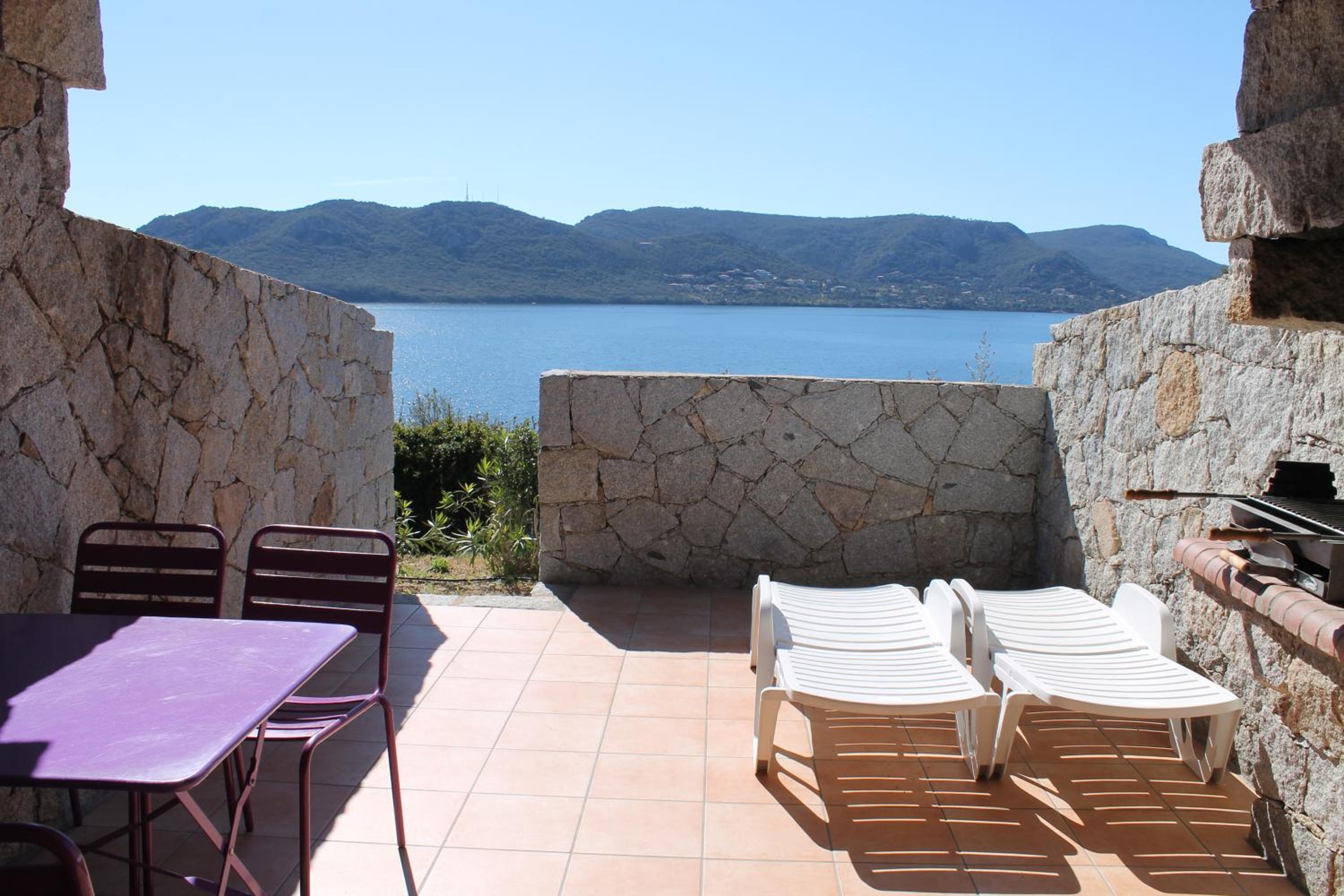 outdoor BBQ area