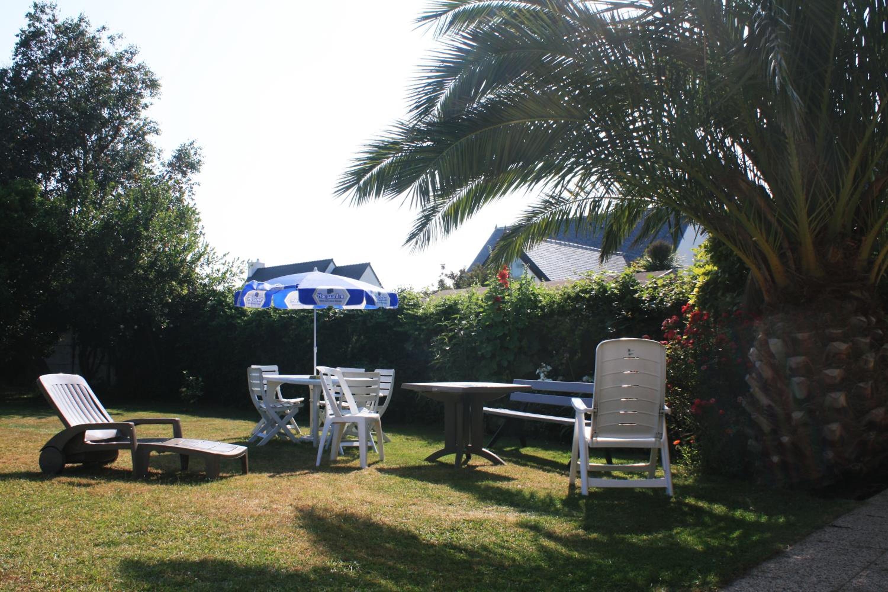 outdoor BBQ area