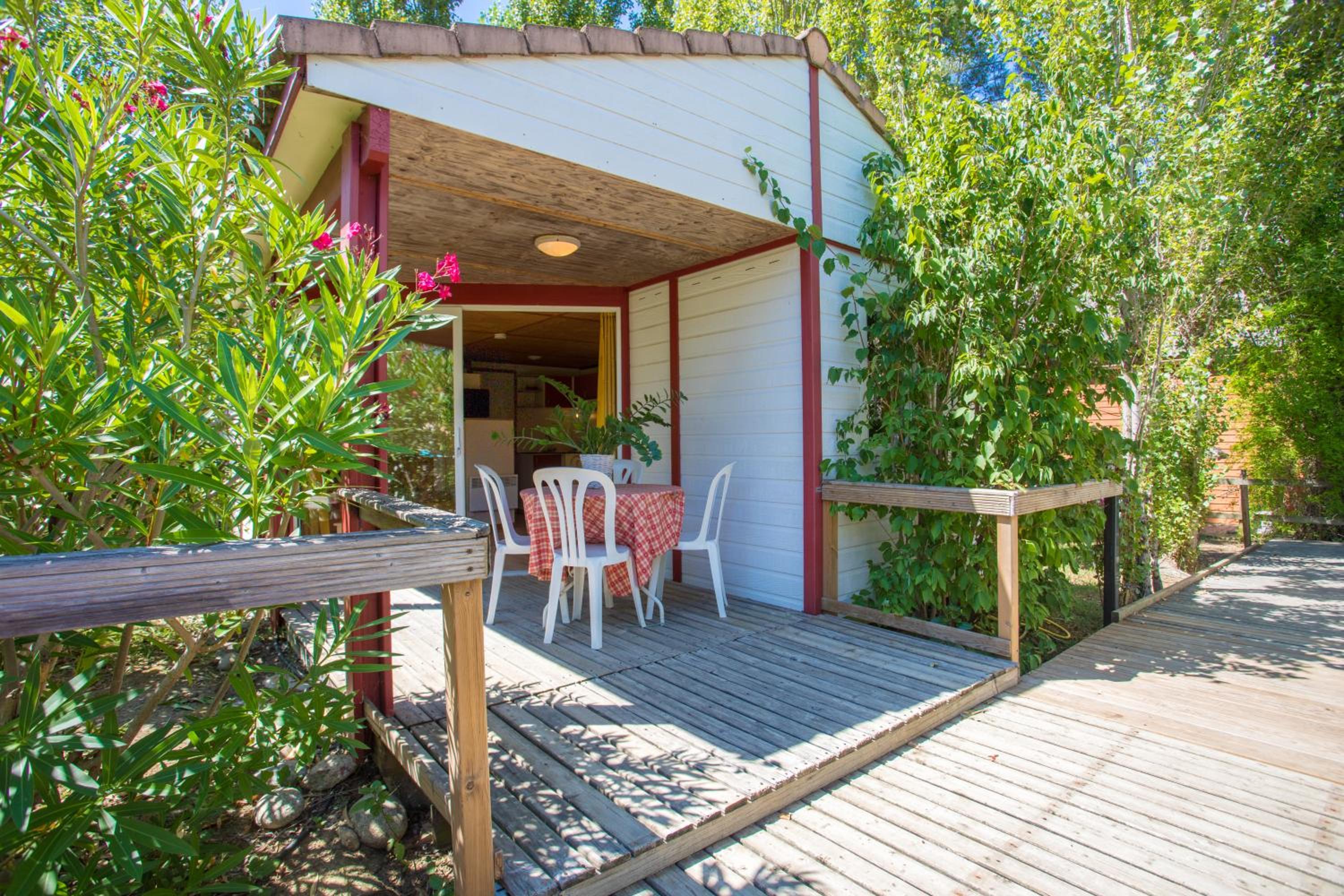 outdoor BBQ area