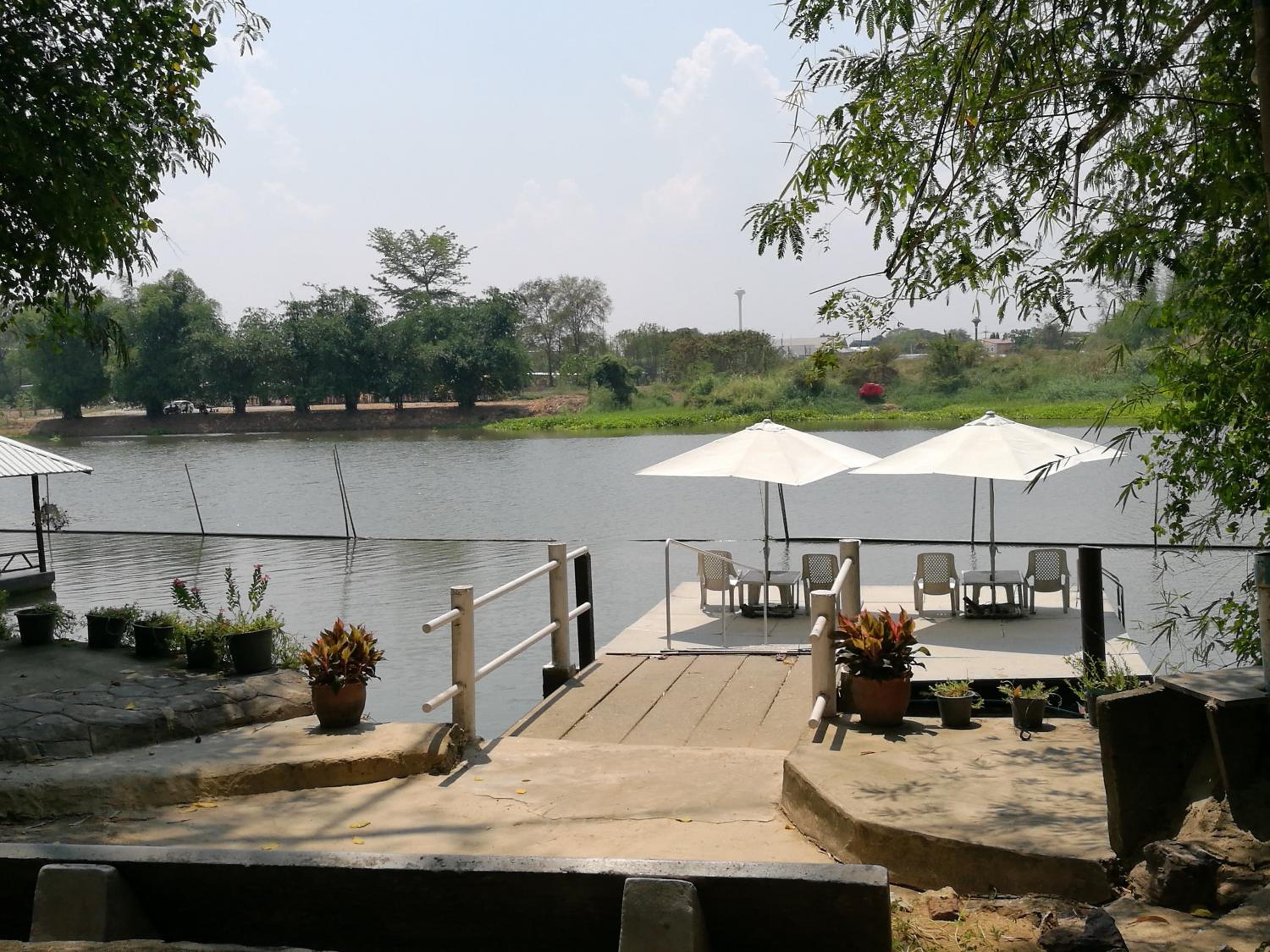 outdoor BBQ area