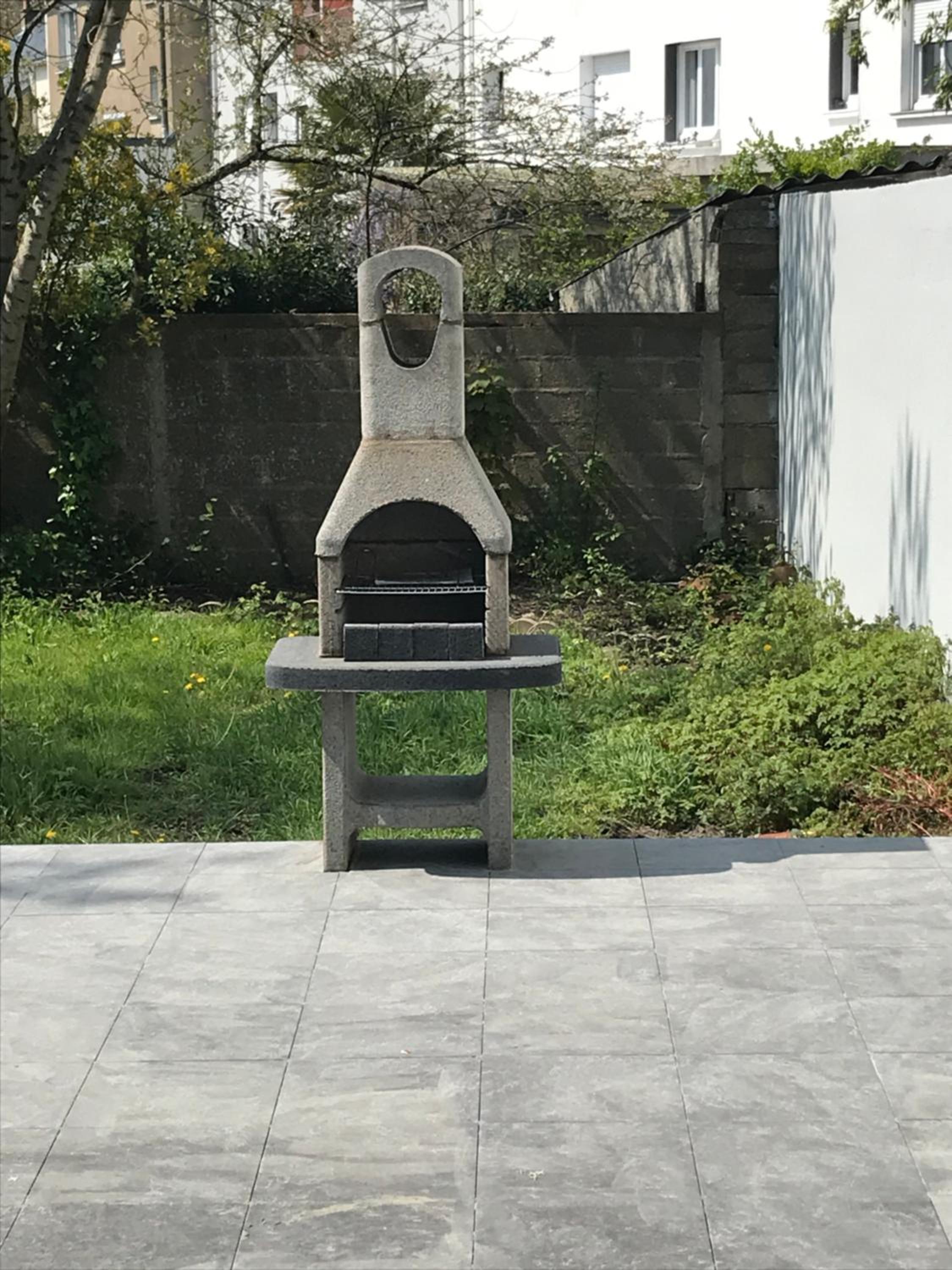 outdoor BBQ area