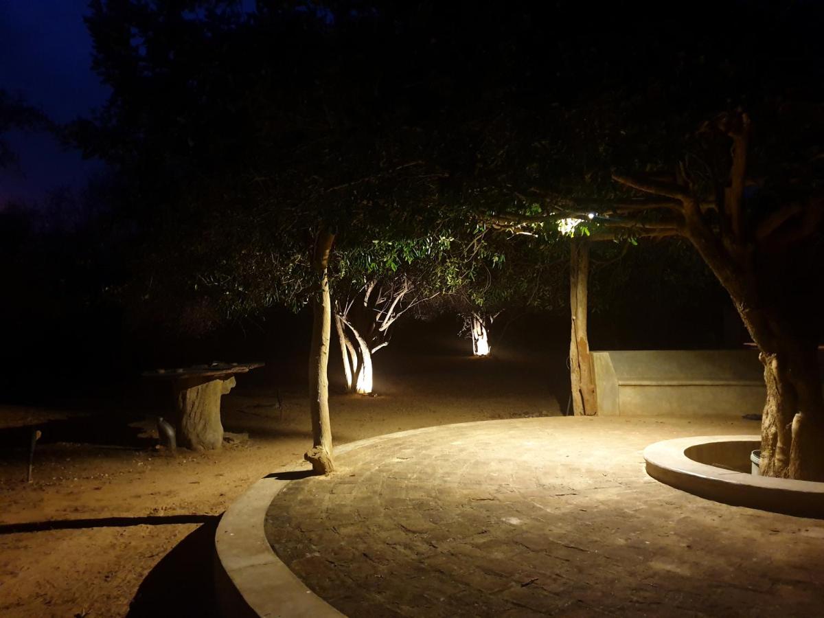 outdoor BBQ area