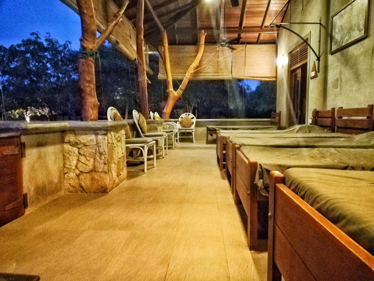 outdoor BBQ area