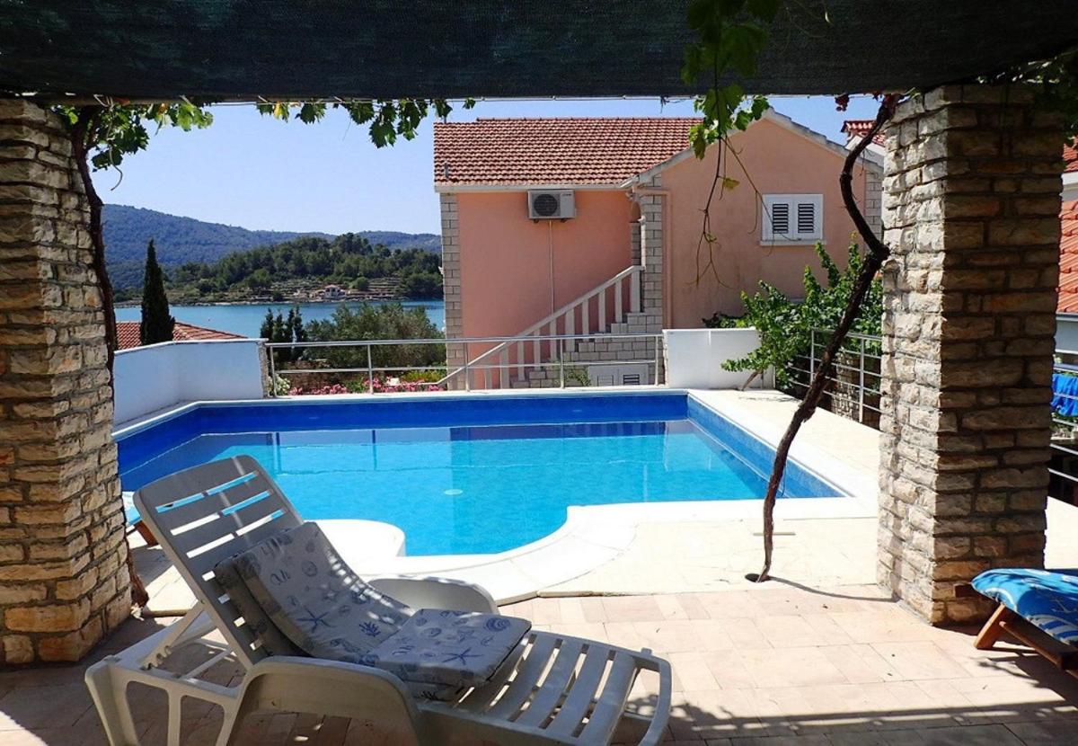 Villa Gradina 1 - private pool view 5