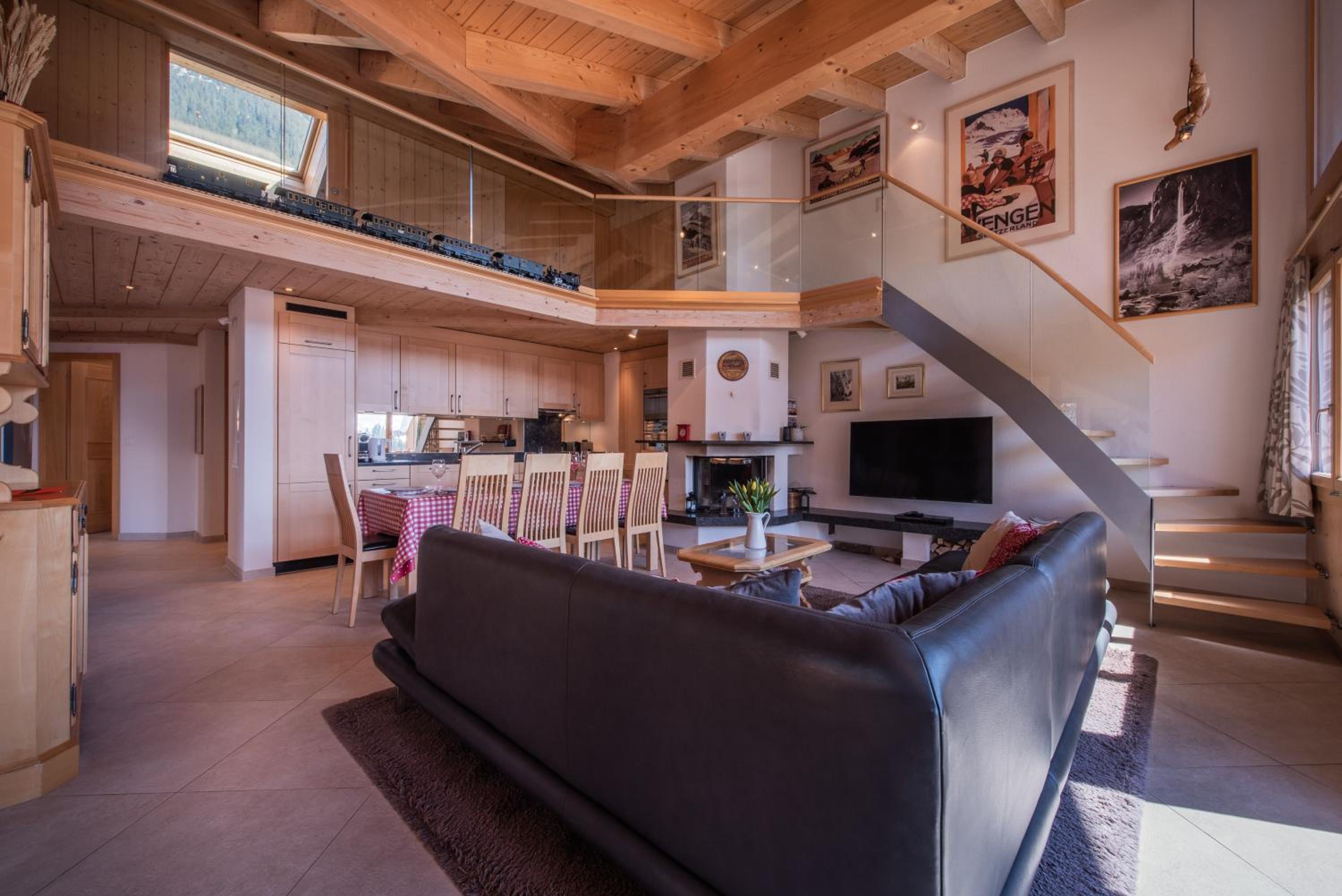 Chalet Aquila 7 Penthouse view 5