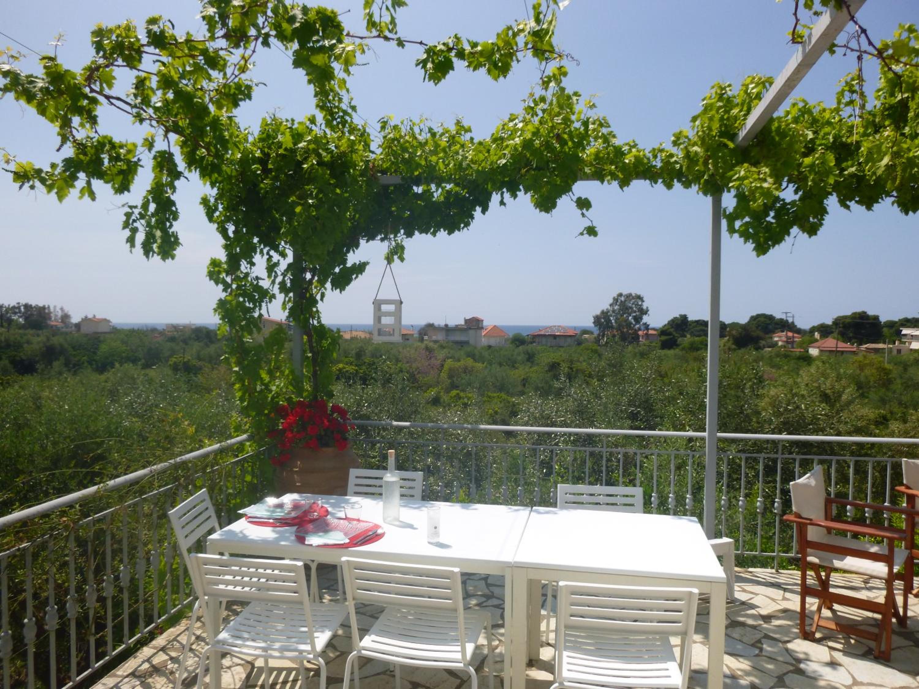 Six-bedroom House With Terrace Ionian Sea View