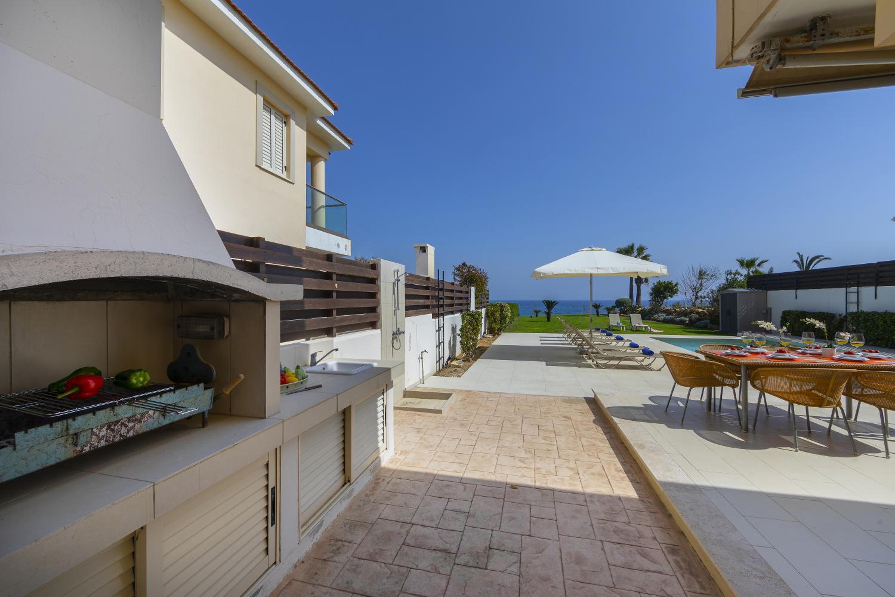 Protaras Beachfront Villa Pietra view 4