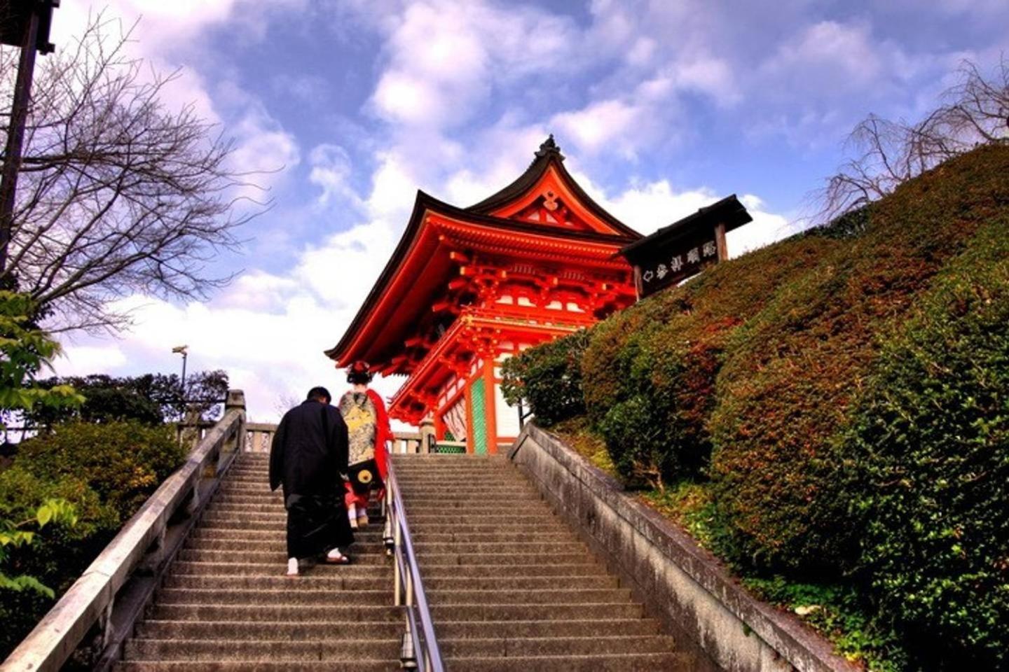 Close to Golden temple -Kinkakuji- view 2