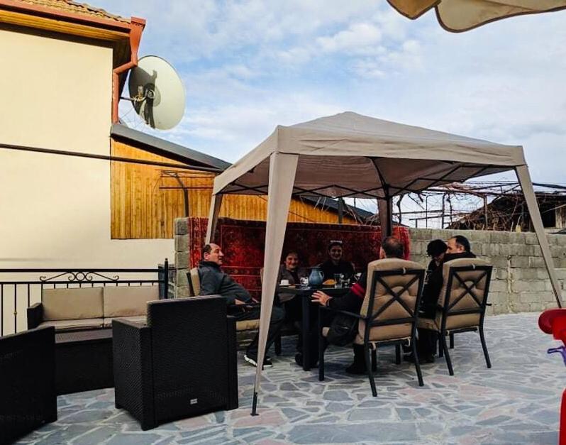 outdoor BBQ area