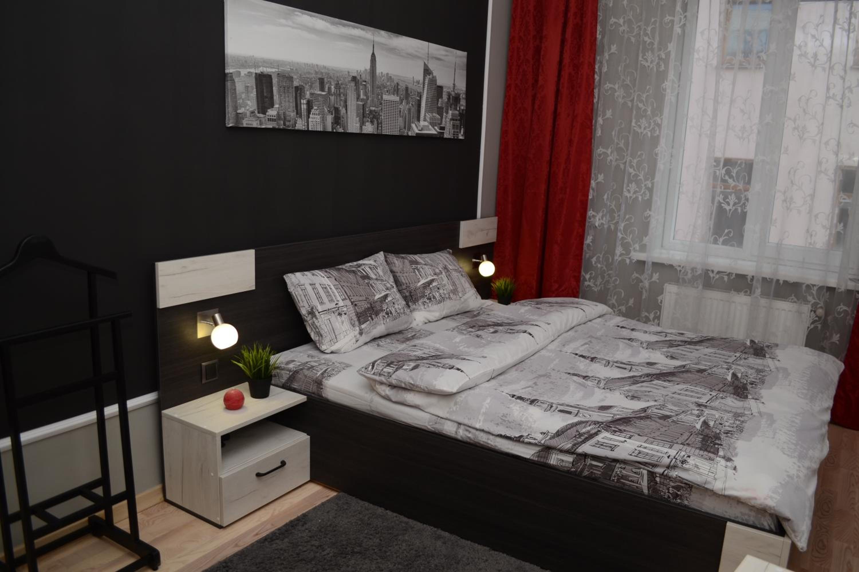 Modern Red Apartment view 5