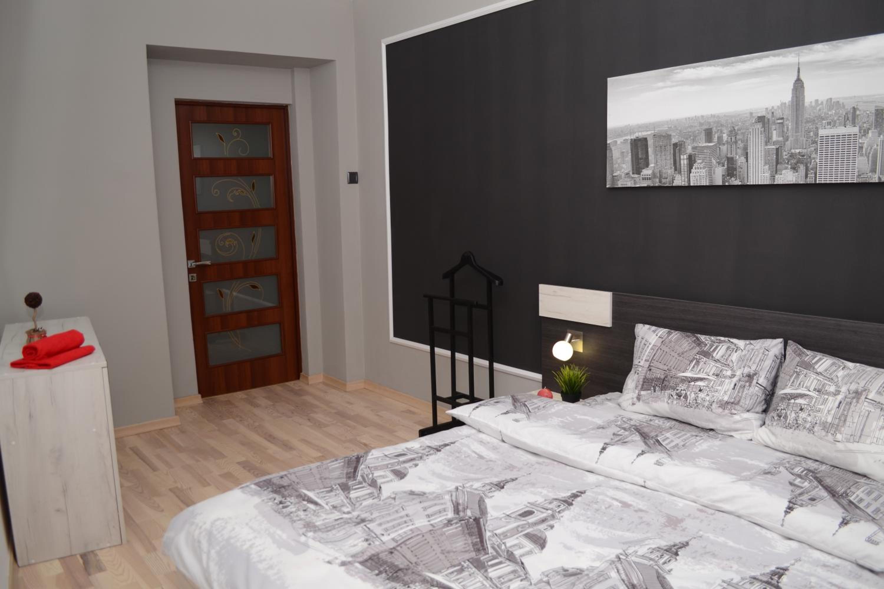 Modern Red Apartment view 4