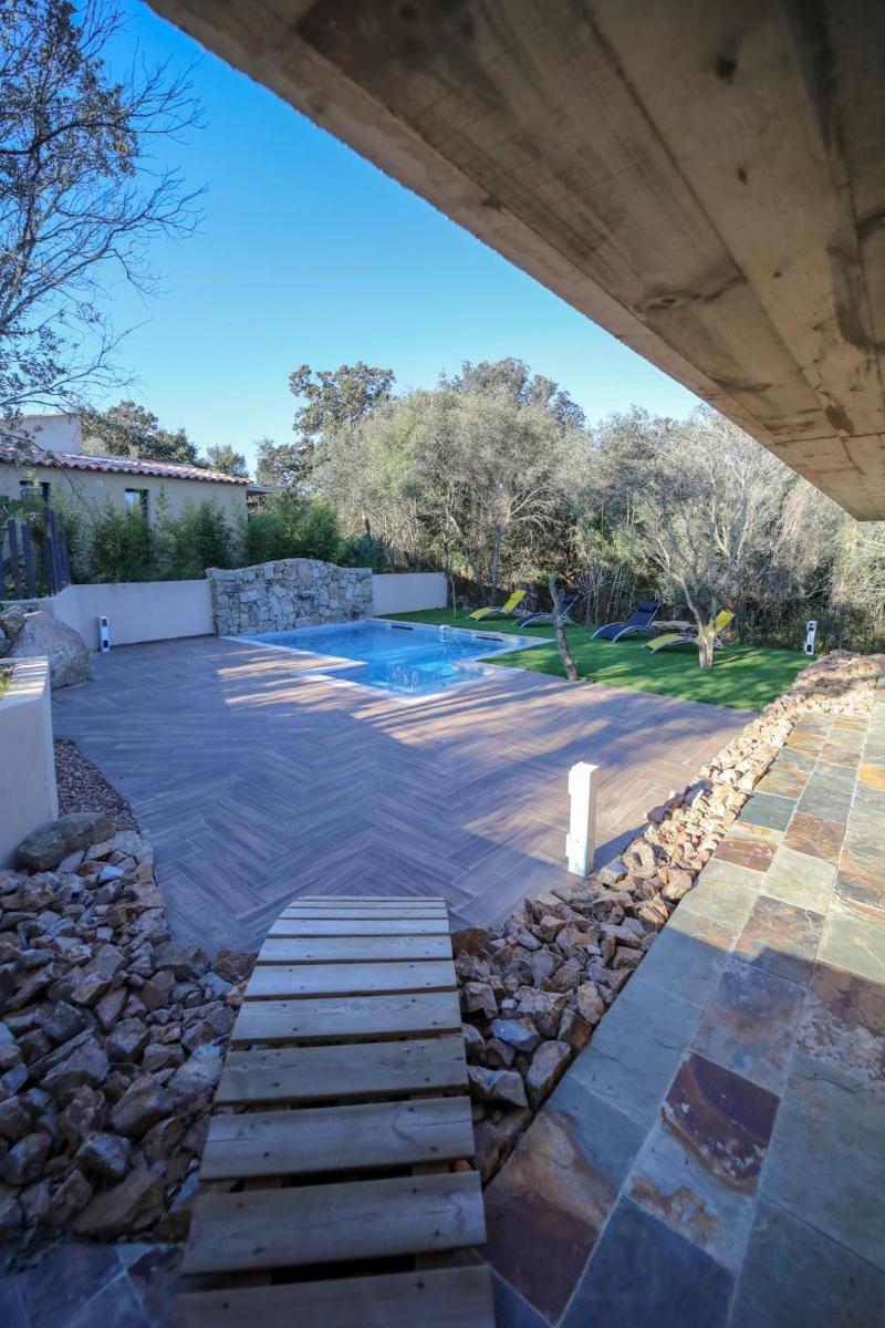 outdoor BBQ area