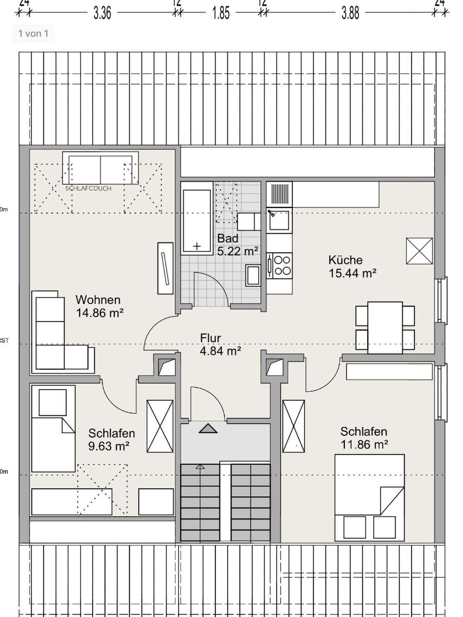Ferienwohnung Heddesheim view 2