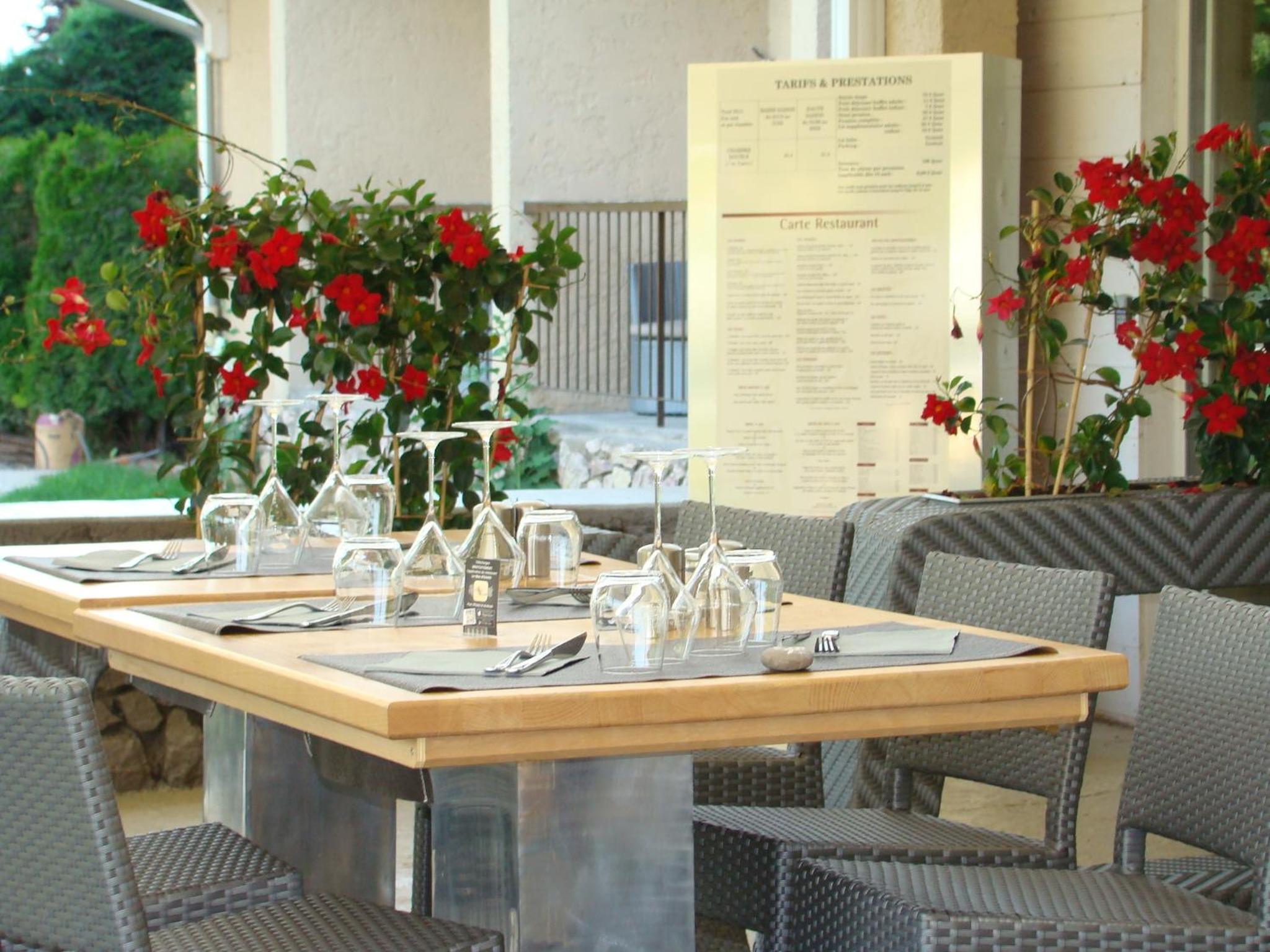 outdoor BBQ area