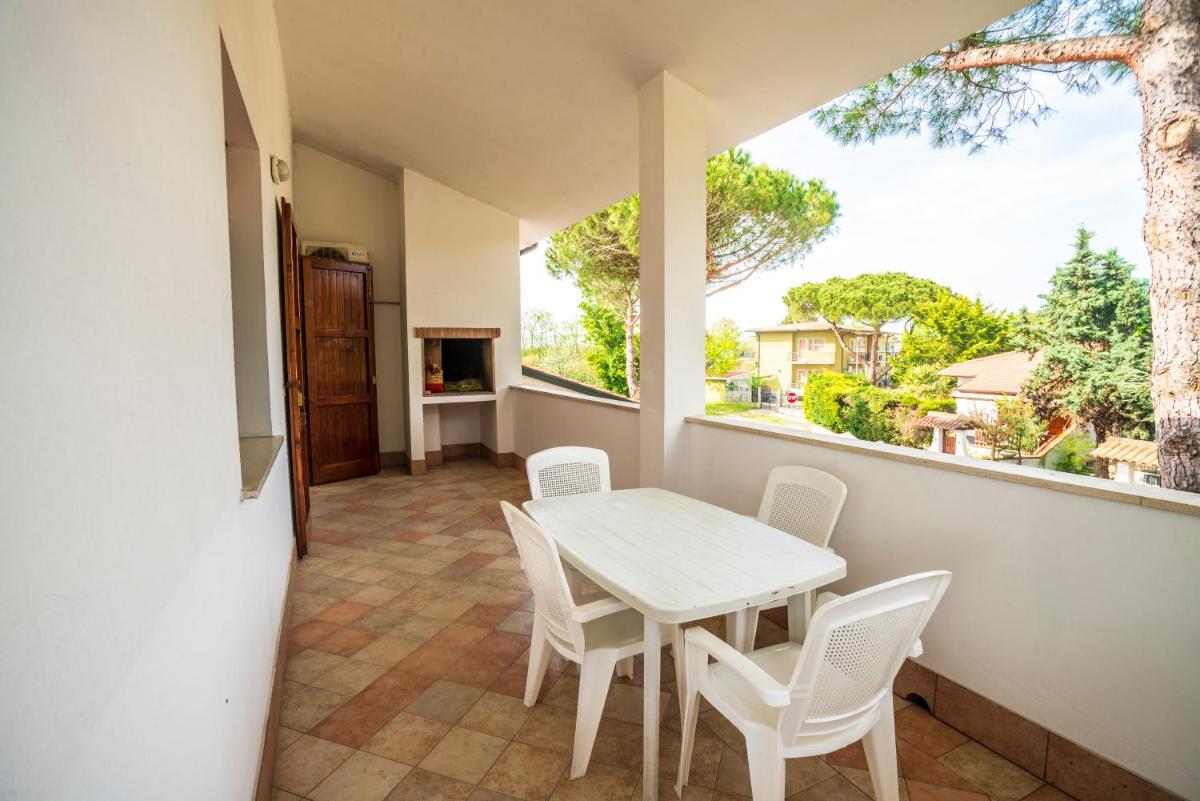 outdoor BBQ area