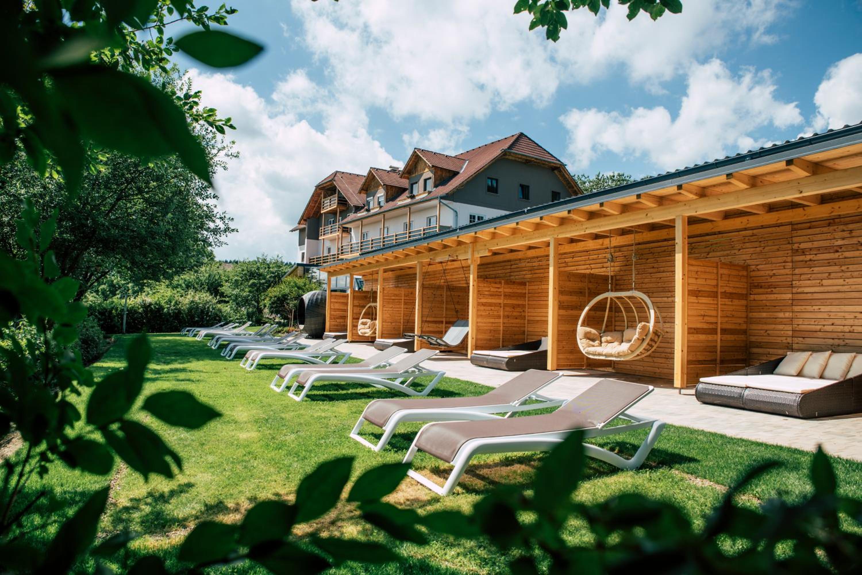 outdoor BBQ area