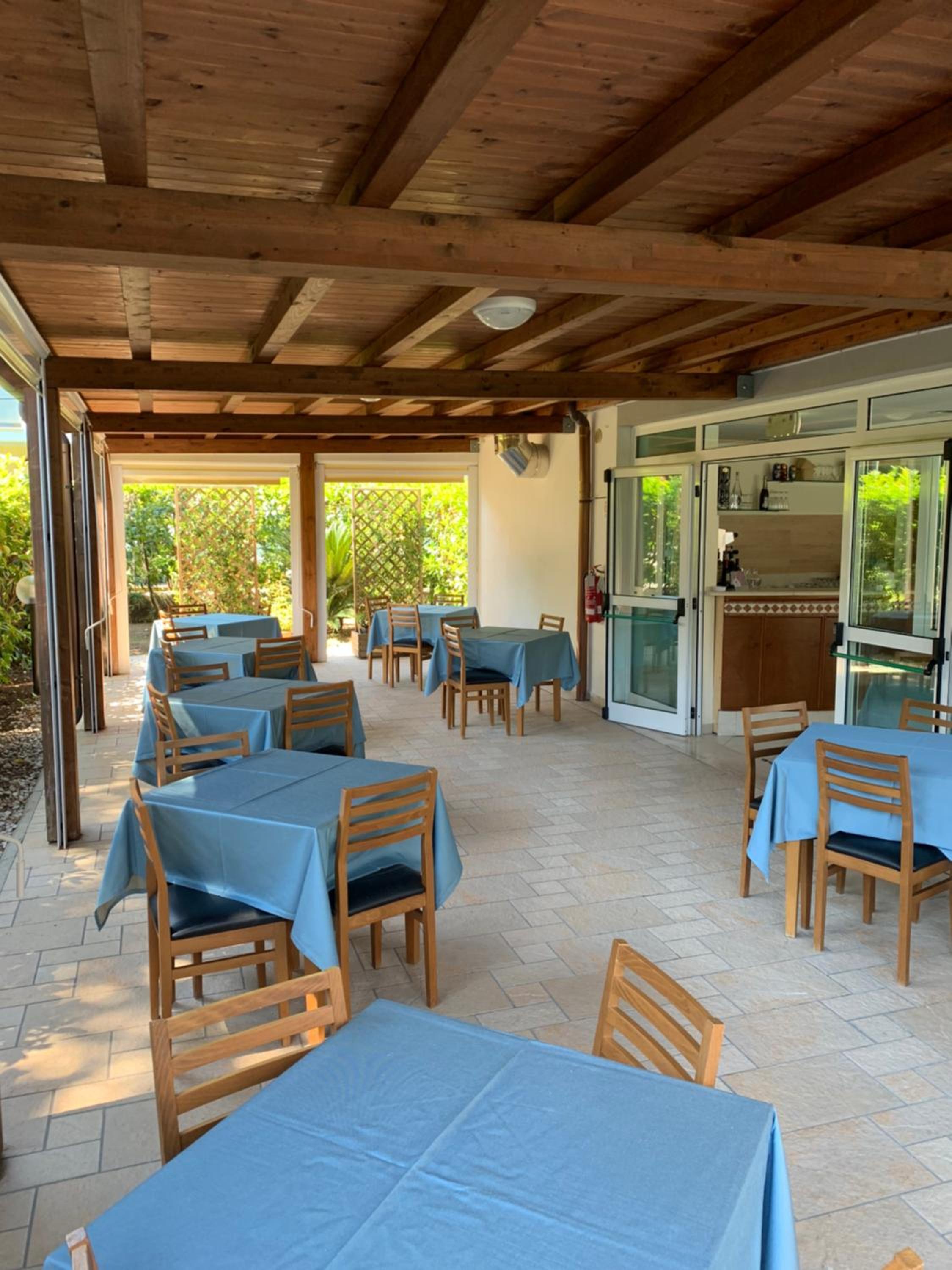 outdoor BBQ area